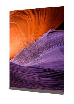 Arizona landscape photography with orange and purple , "Orphan", UV laminate