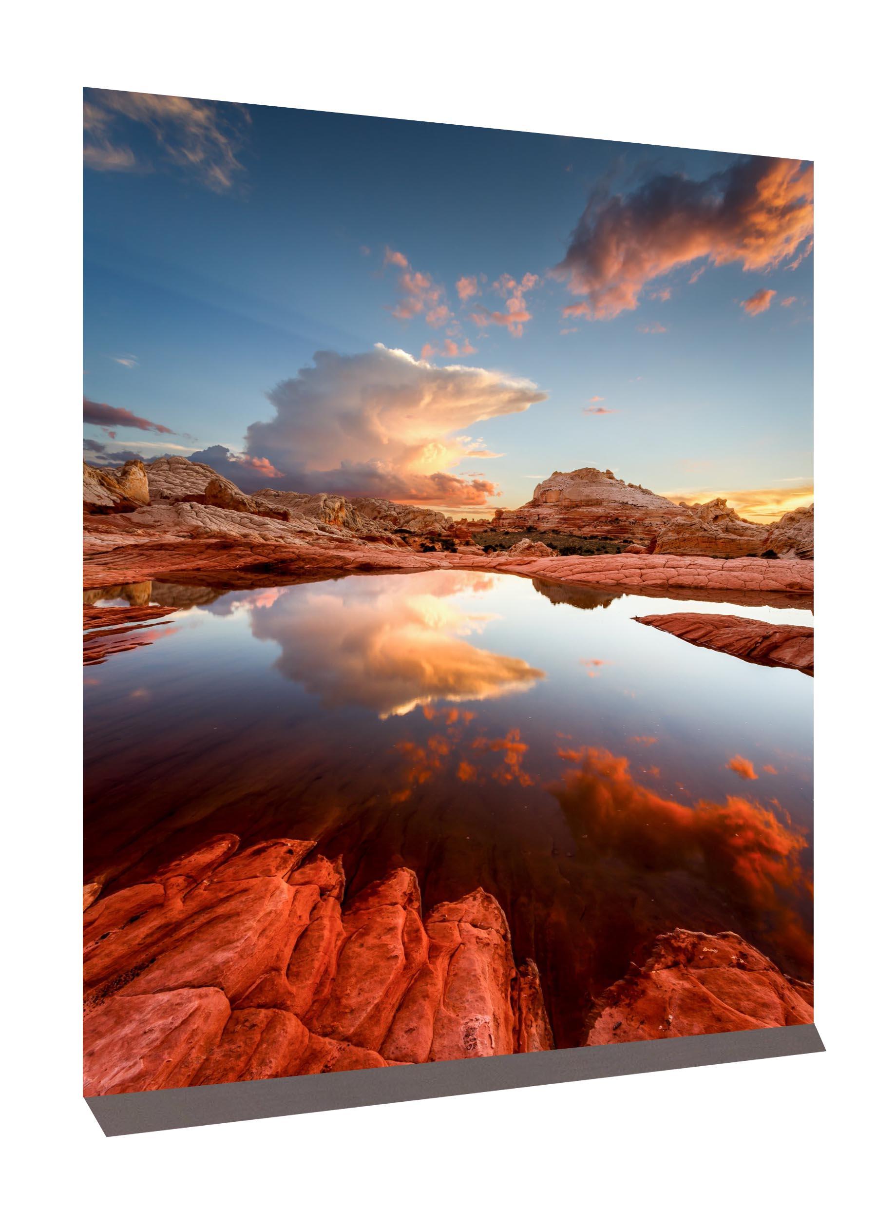 Arizona landscape photography with red and blue, 