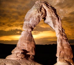 Utah Landscape photography with yellow red and brown, "Magnetic", UV laminate