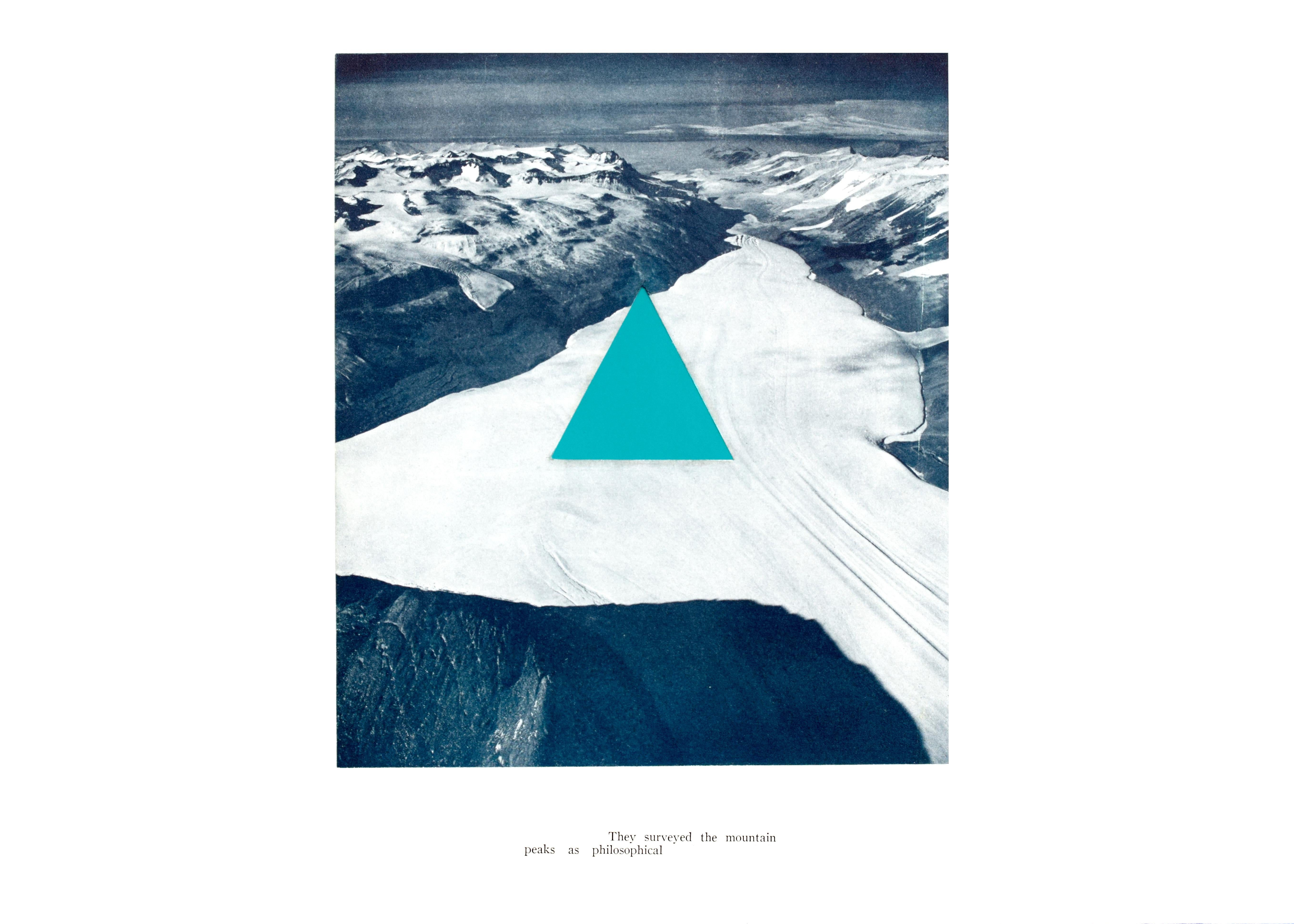 Hanno rilevato la vetta della montagna come un'opera filosofica - Mixed Media Art di Jessica Houston
