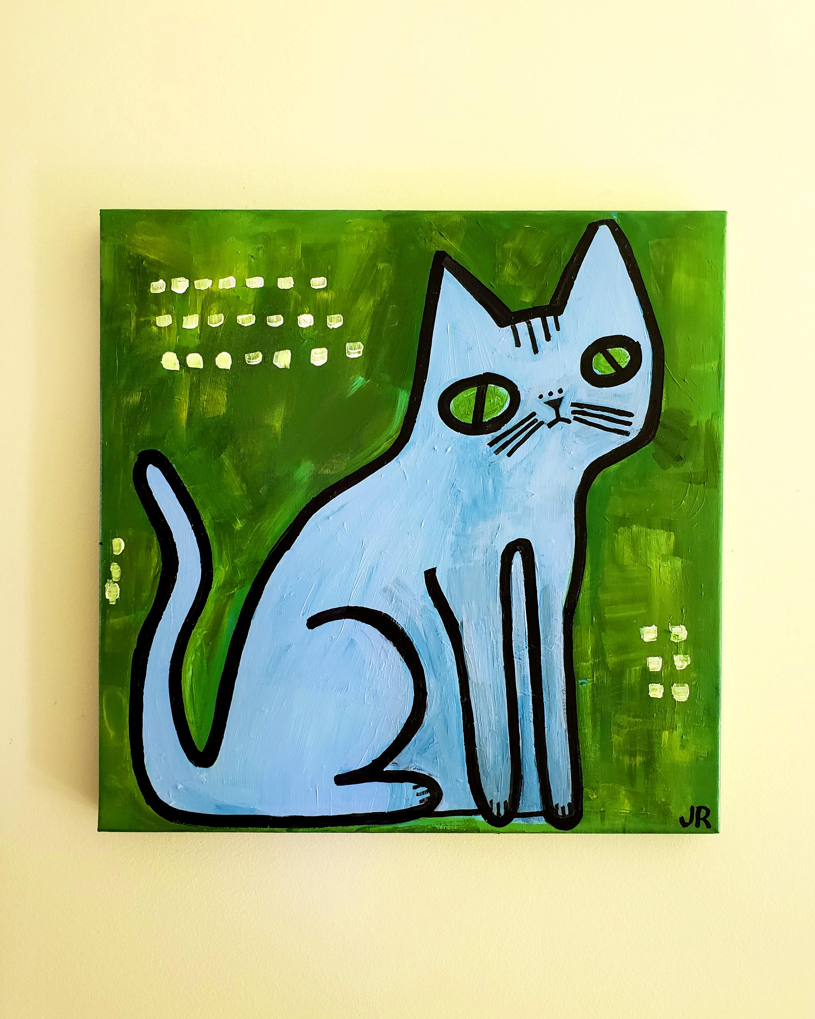<p>Artist Comments<br>When I started painting 15 years ago, I primarily painted cats inspired by a pair of new kittens. Currently, one of the kittens is an old, wise cat who inspires me to create forms that are contemplative and