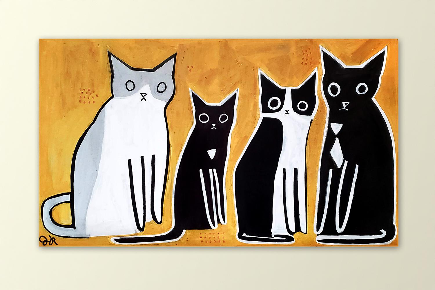 cat paintings for sale