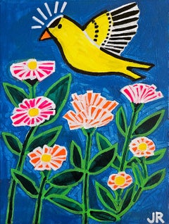 Zinnie cardellino, Pittura originale