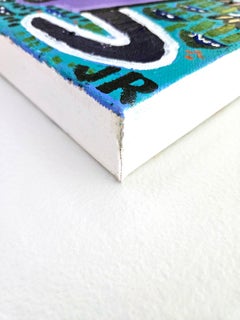 Lavender with Coneflowers, Original Painting