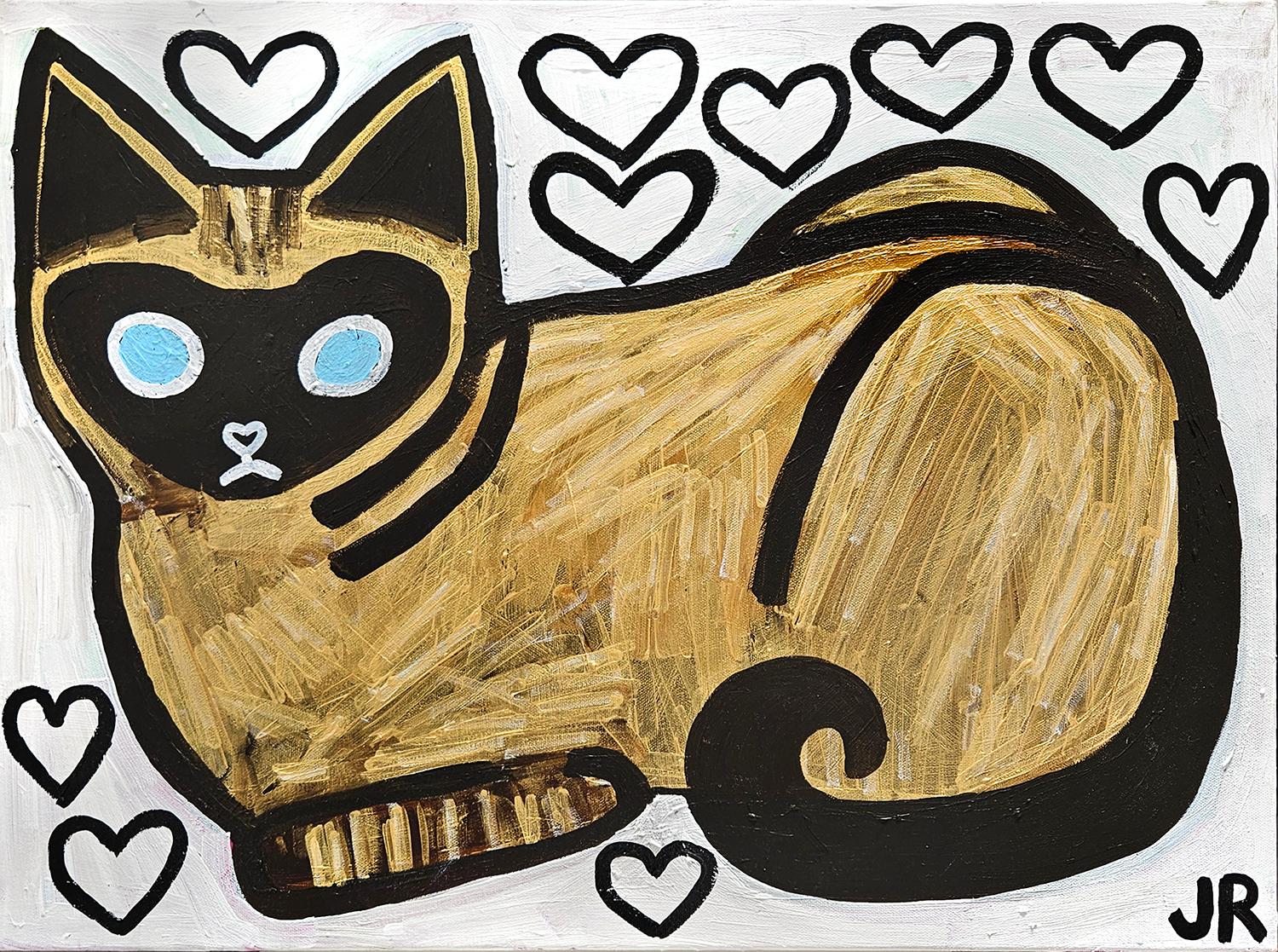 Animal Painting Jessica JH Roller - Love Lavender, peinture originale