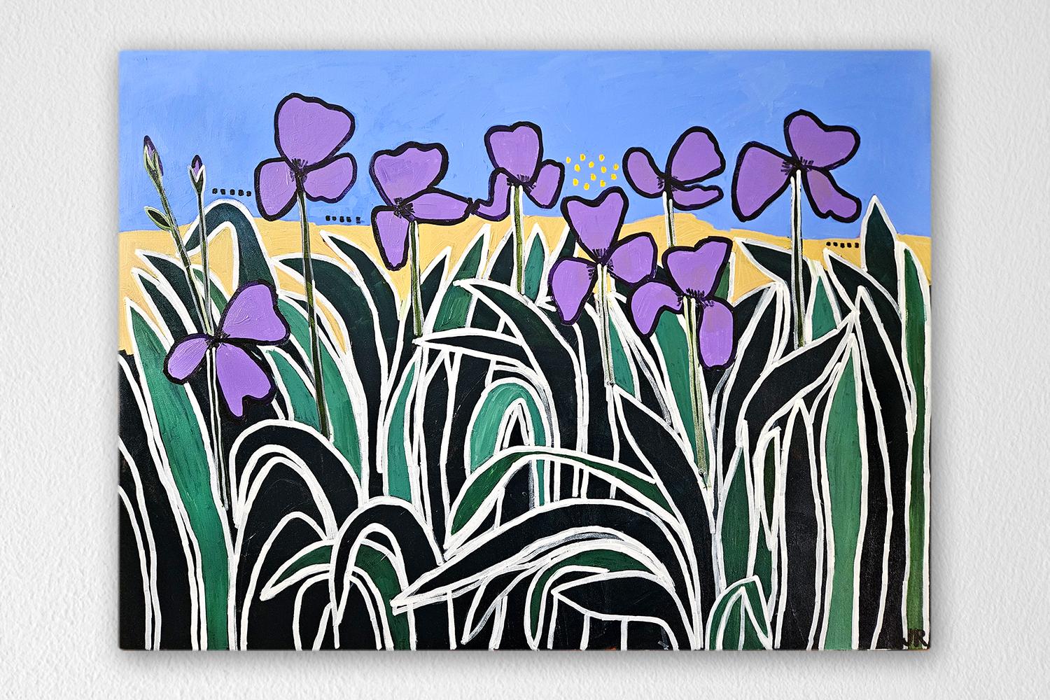 May Iris, Originalgemälde (Art brut), Painting, von Jessica JH Roller