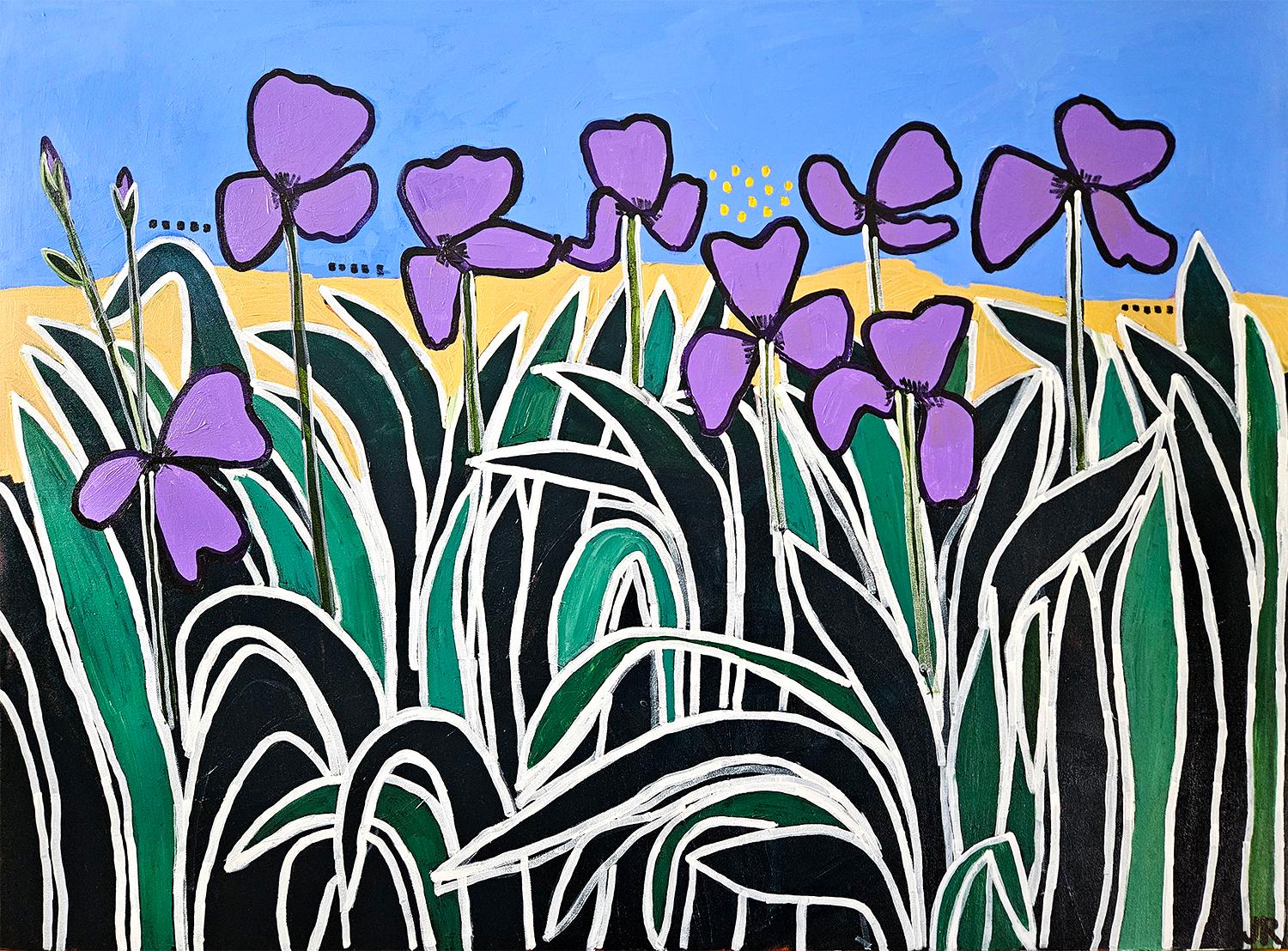 Iris di maggio, dipinto originale