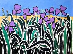 Iris di maggio, dipinto originale