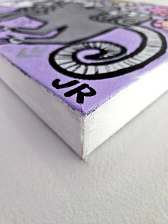 Opossum in the Springtime, Original Painting