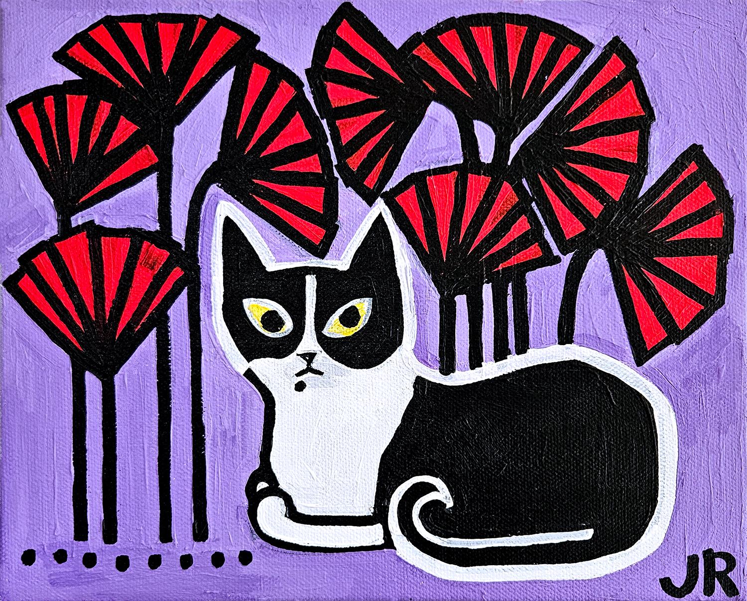 Rosemary with Zinnia, Original Painting
