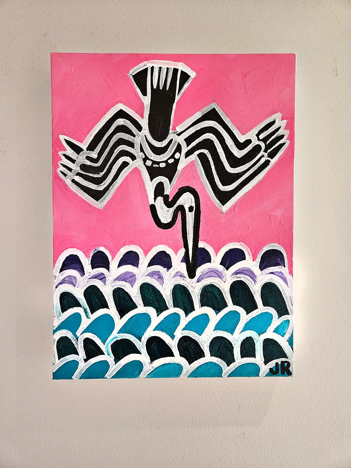 Seevogel, Originalgemälde (Zeitgenössisch), Painting, von Jessica JH Roller