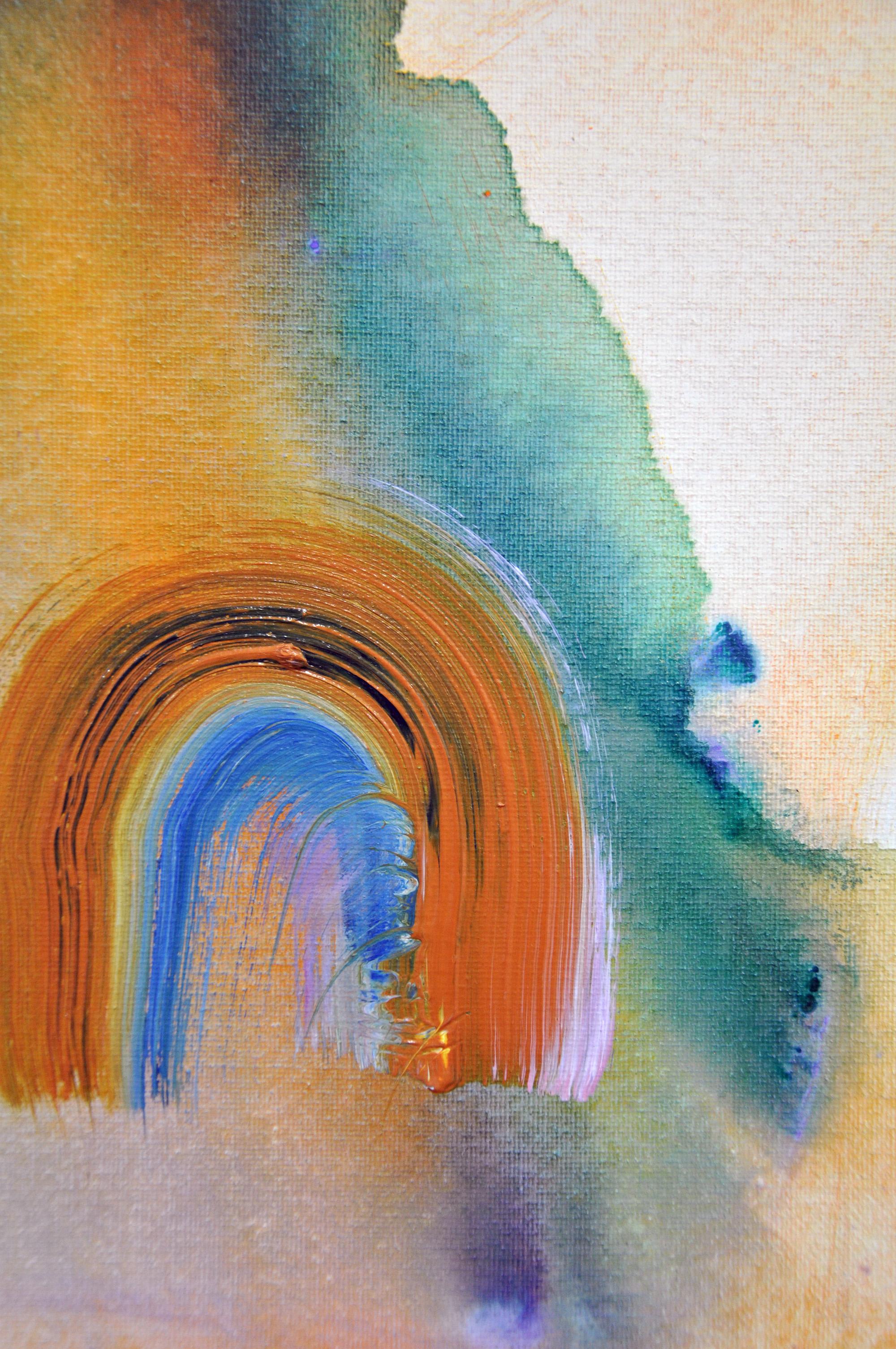 Dunebow - Abstract Painting by Jessica Krause Smith