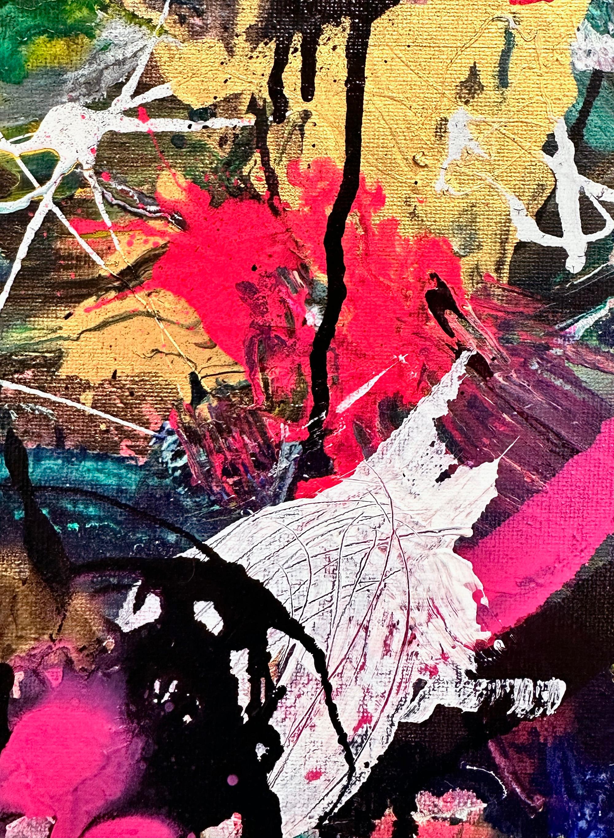 Dusk till Dawn - Abstract Painting by Jessica Krause Smith
