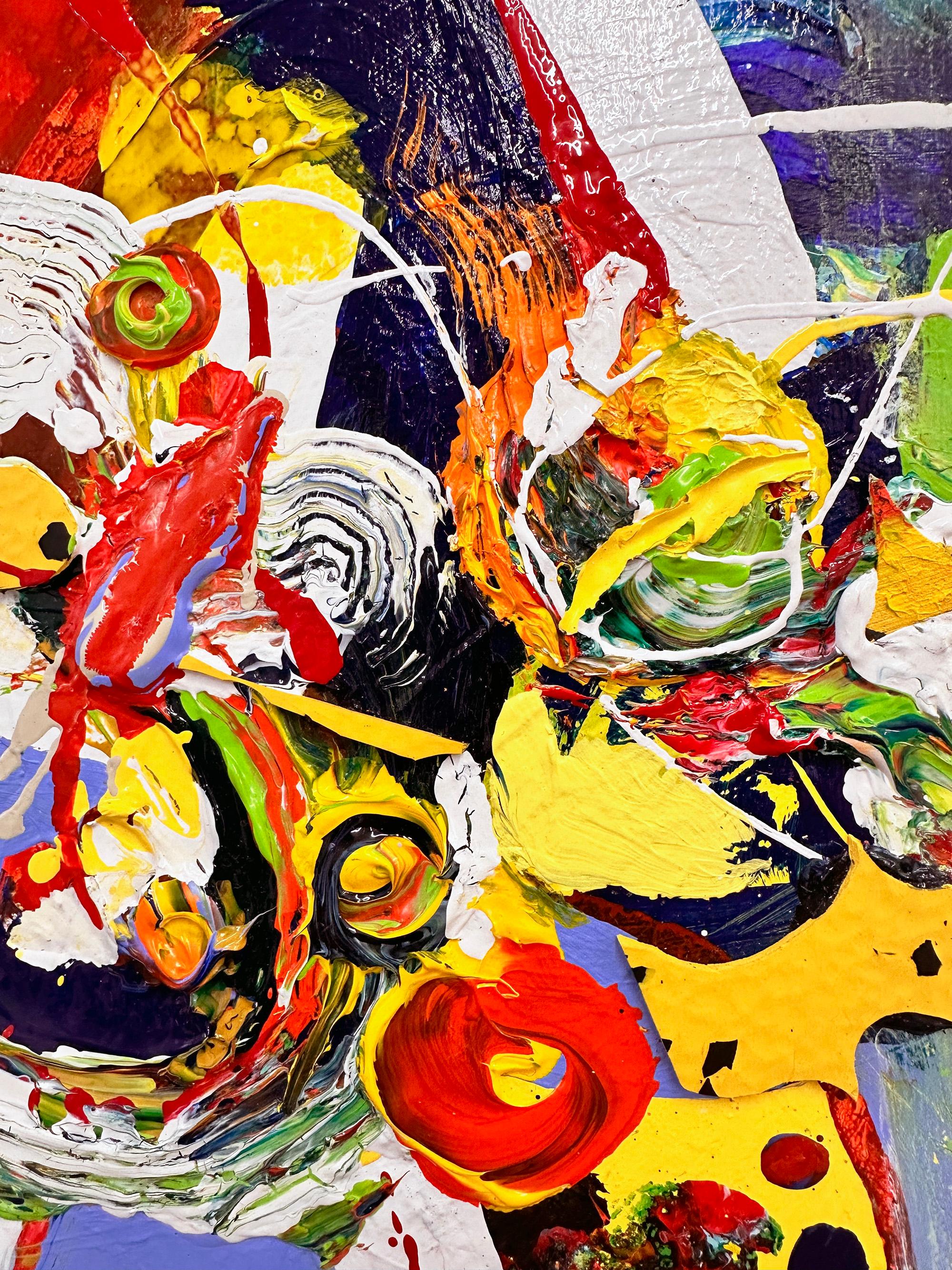 Emoji - Abstract Painting by Jessica Krause Smith