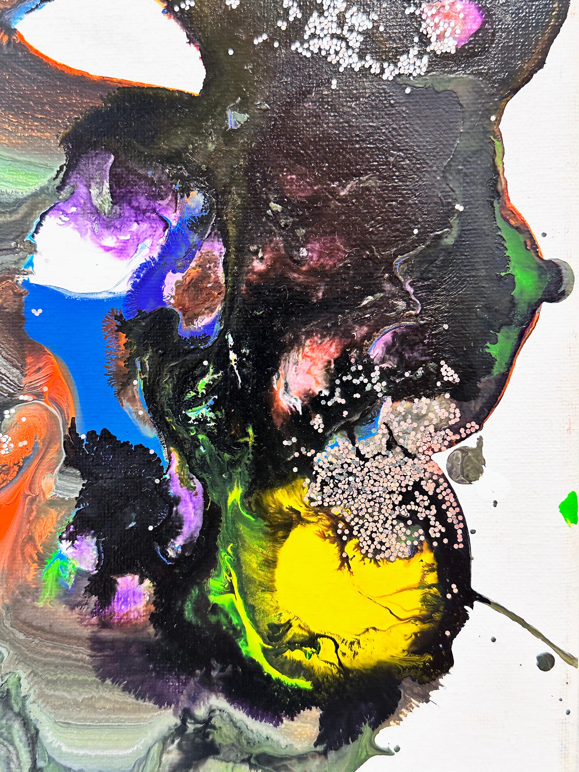 Enigma (Abstrakt), Painting, von Jessica Krause Smith