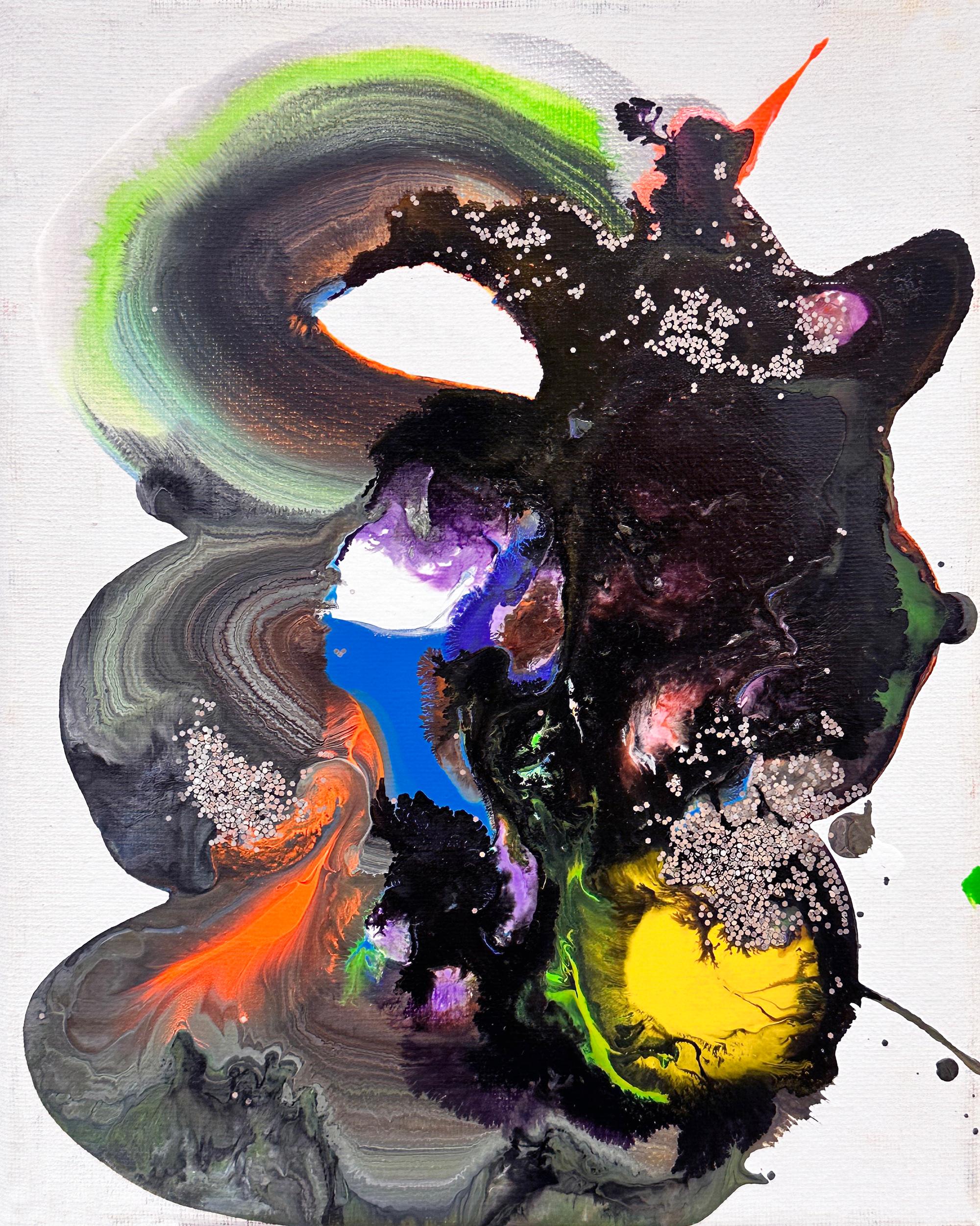 Jessica Krause Smith Abstract Painting – Enigma