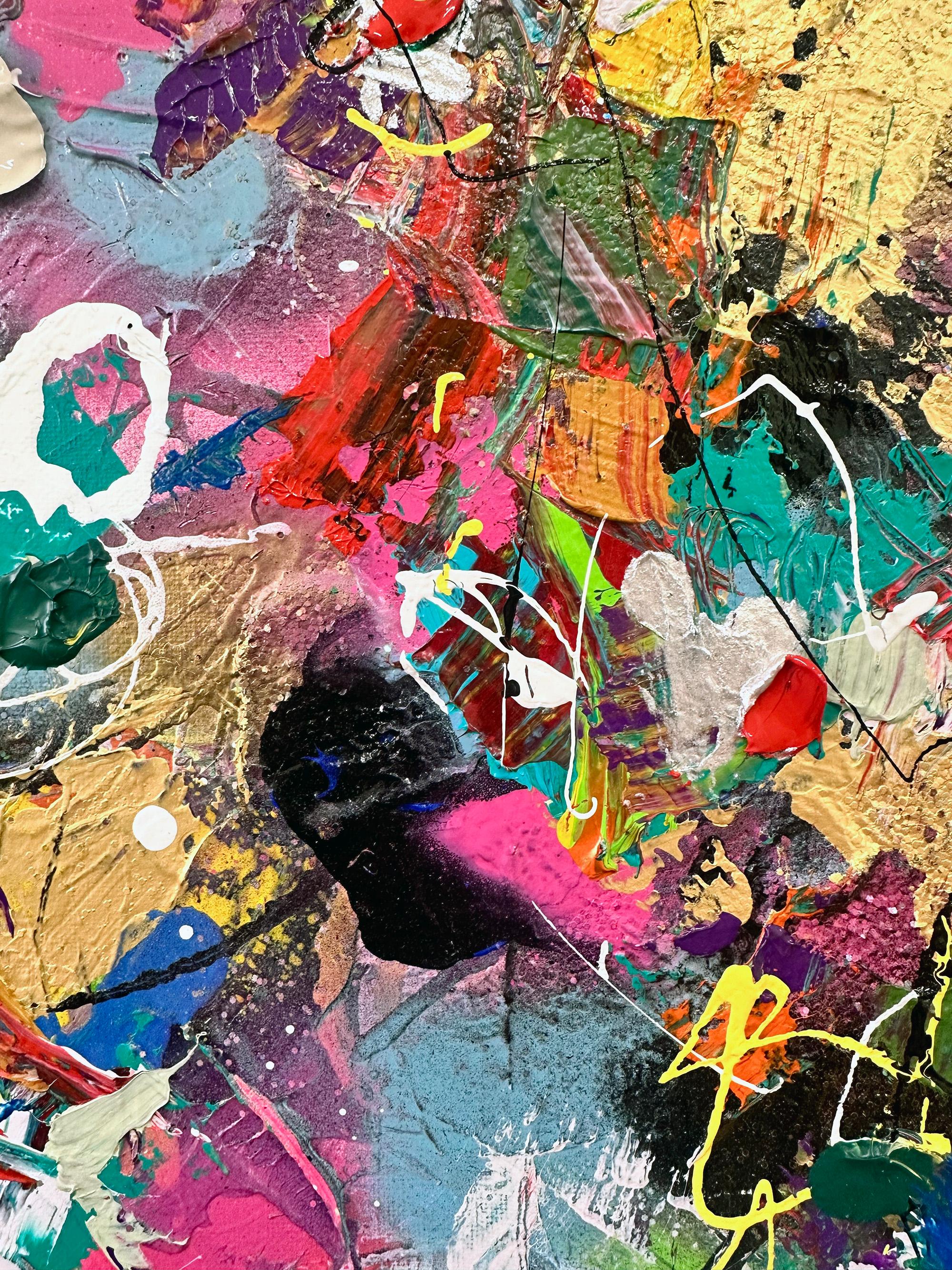 Fantaisie Impromptu - Abstract Painting by Jessica Krause Smith