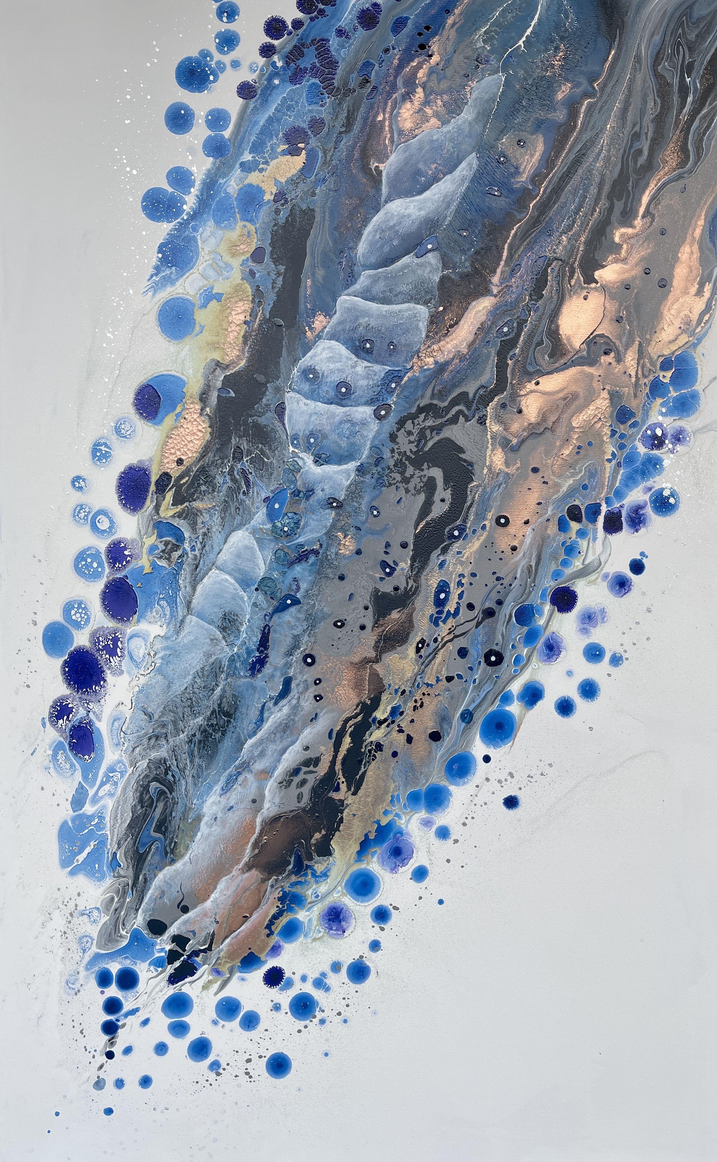 Archangel II, Gemälde, Acryl auf Leinwand
