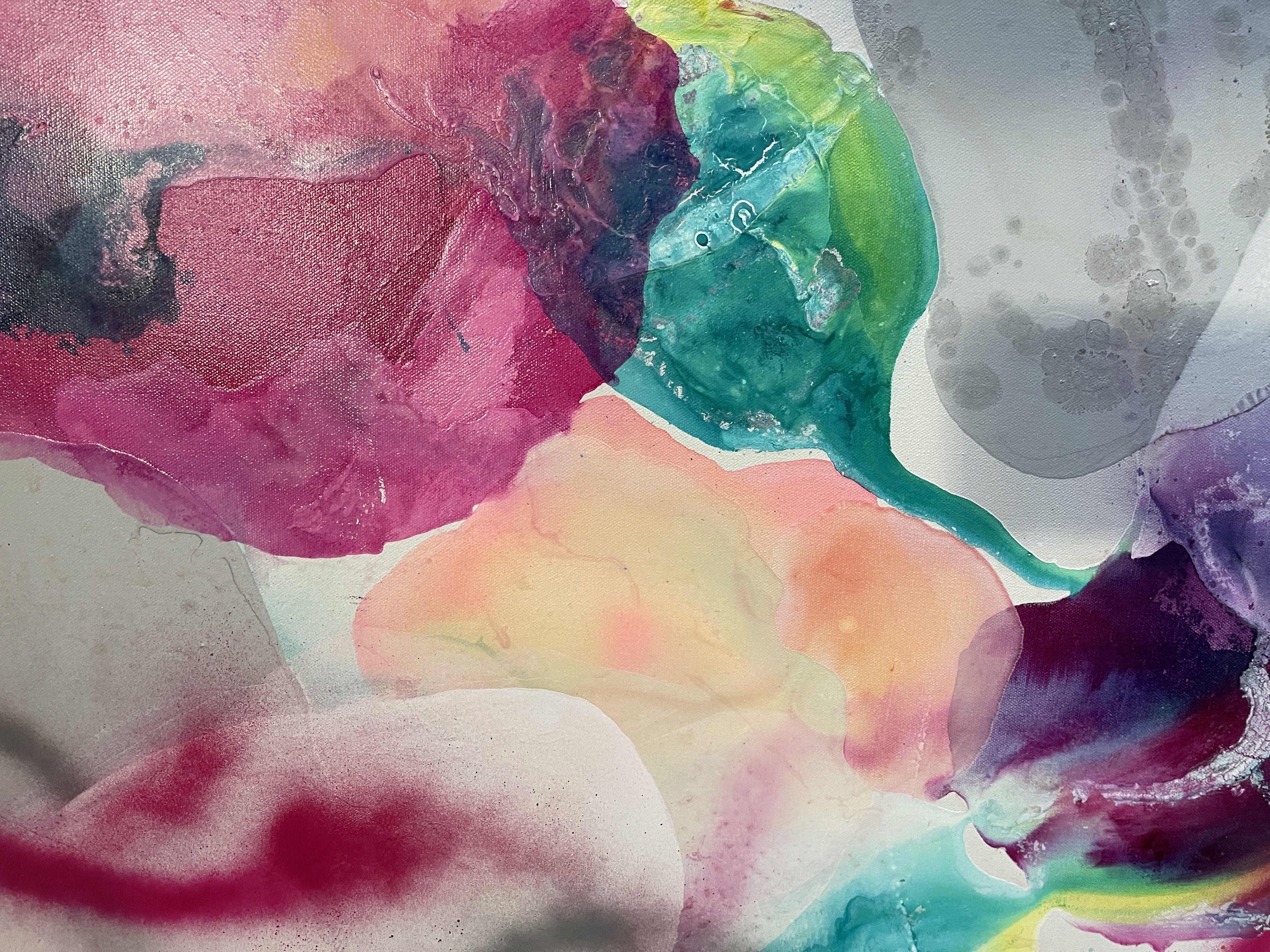 Candyland, Gemälde, Acryl auf Leinwand (Abstrakt), Painting, von Jessica M. Chaix