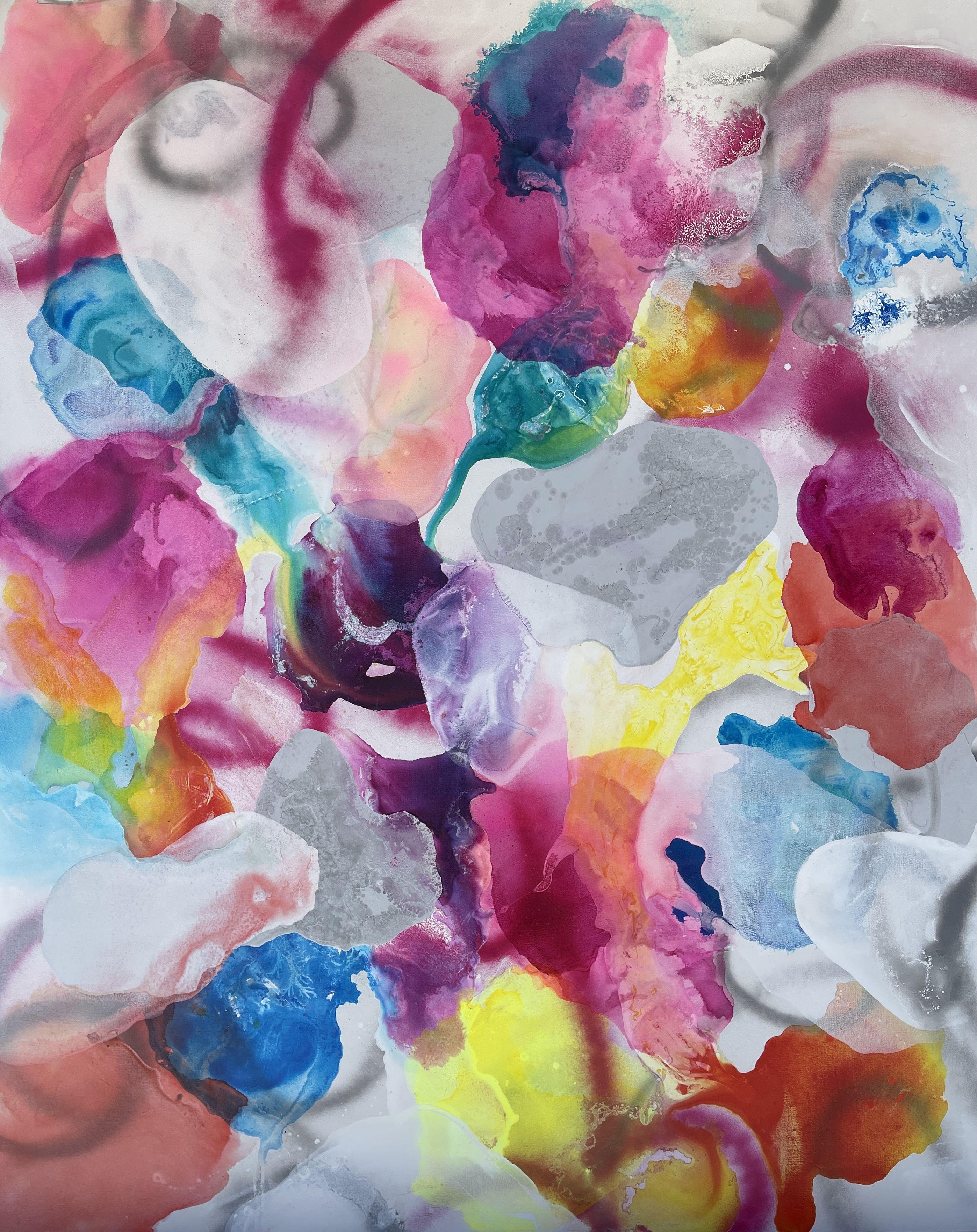 Candyland, Gemälde, Acryl auf Leinwand