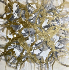 Gold knots, Painting, Acrylic on Canvas
