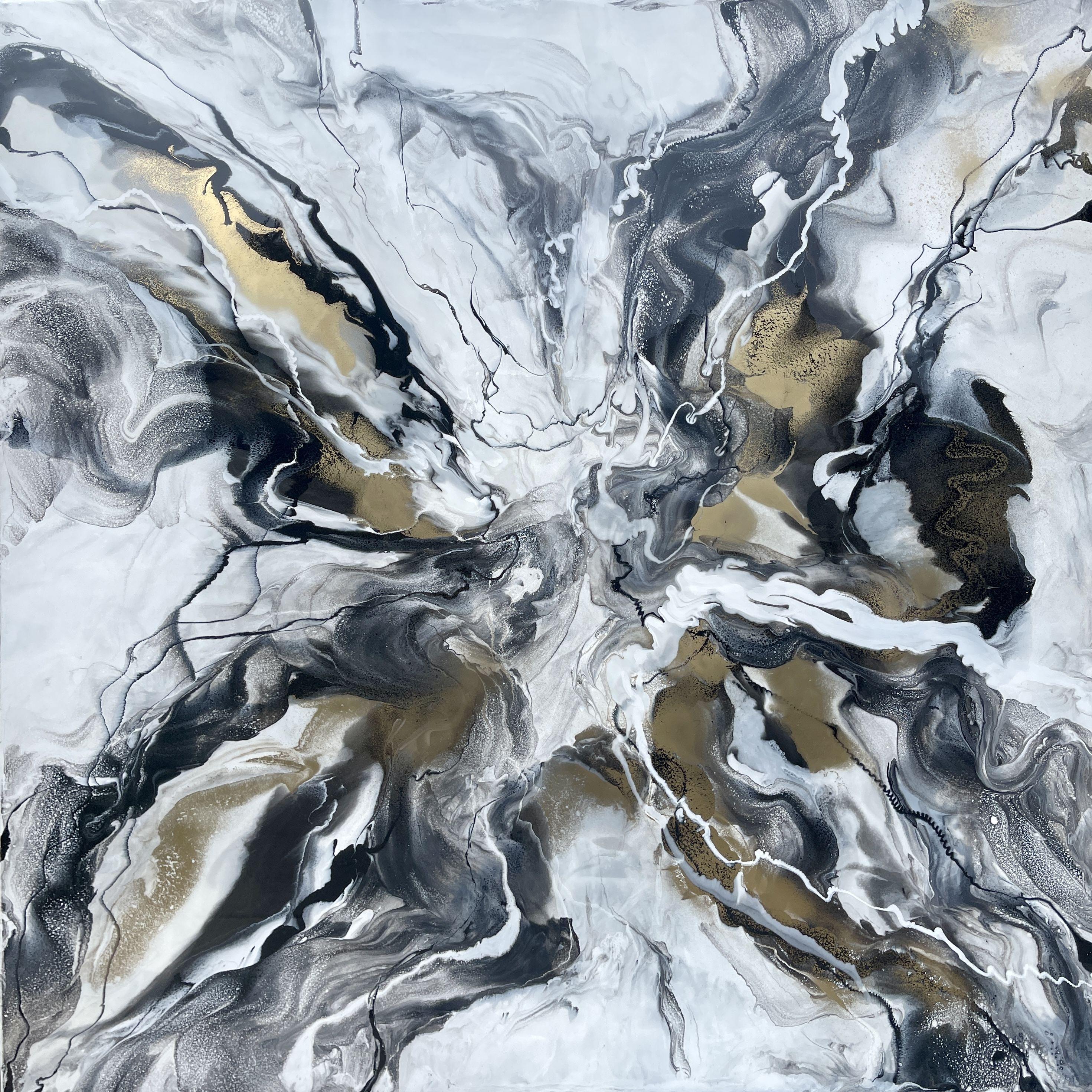 Jessica M. Chaix Abstract Painting - Shakti VIII, Painting, Acrylic on Canvas