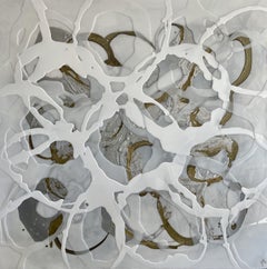 White knots, Painting, Acrylic on Canvas