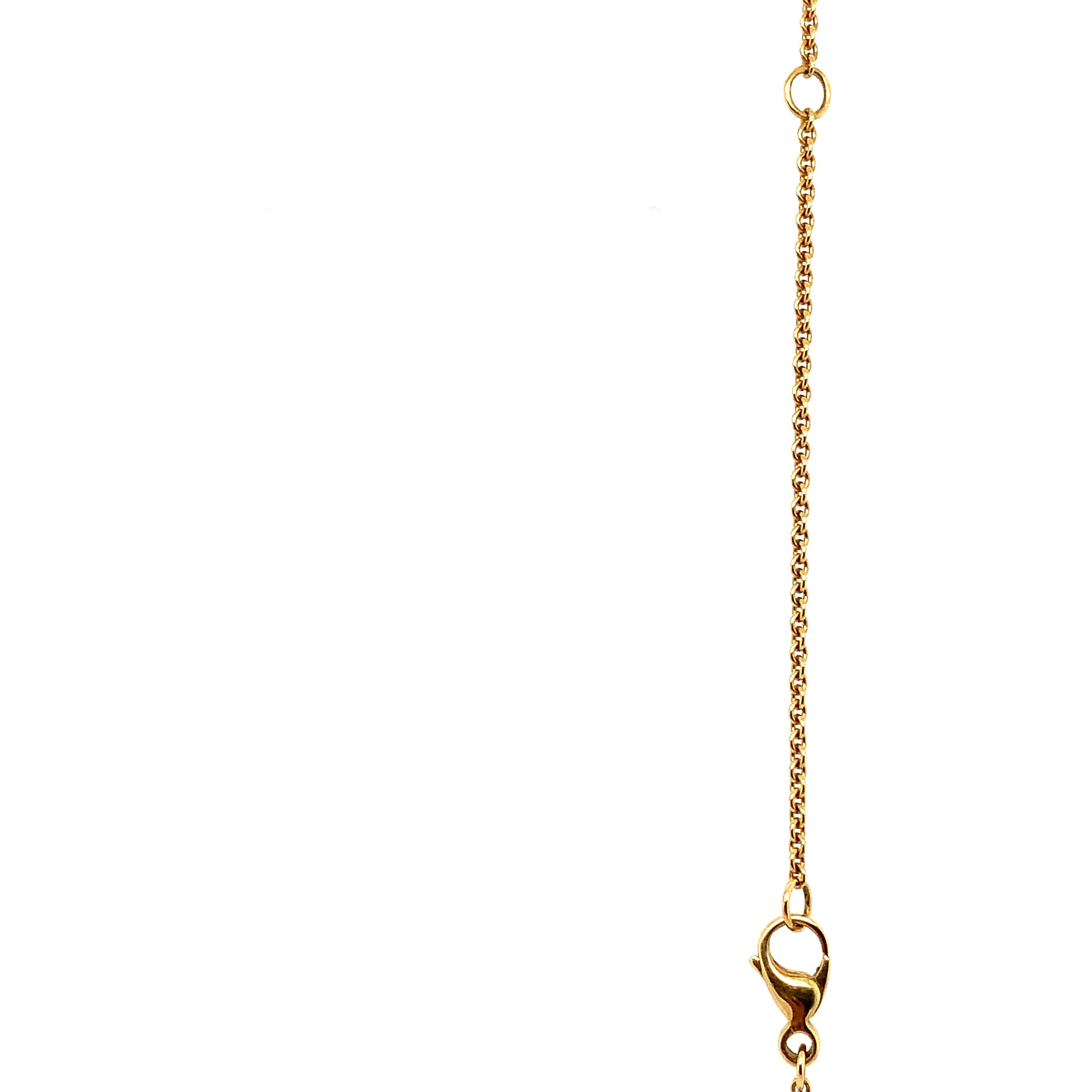 Jessica McCormack Tattoo Diamond Blackened 18k Yellow Gold Pendant 3