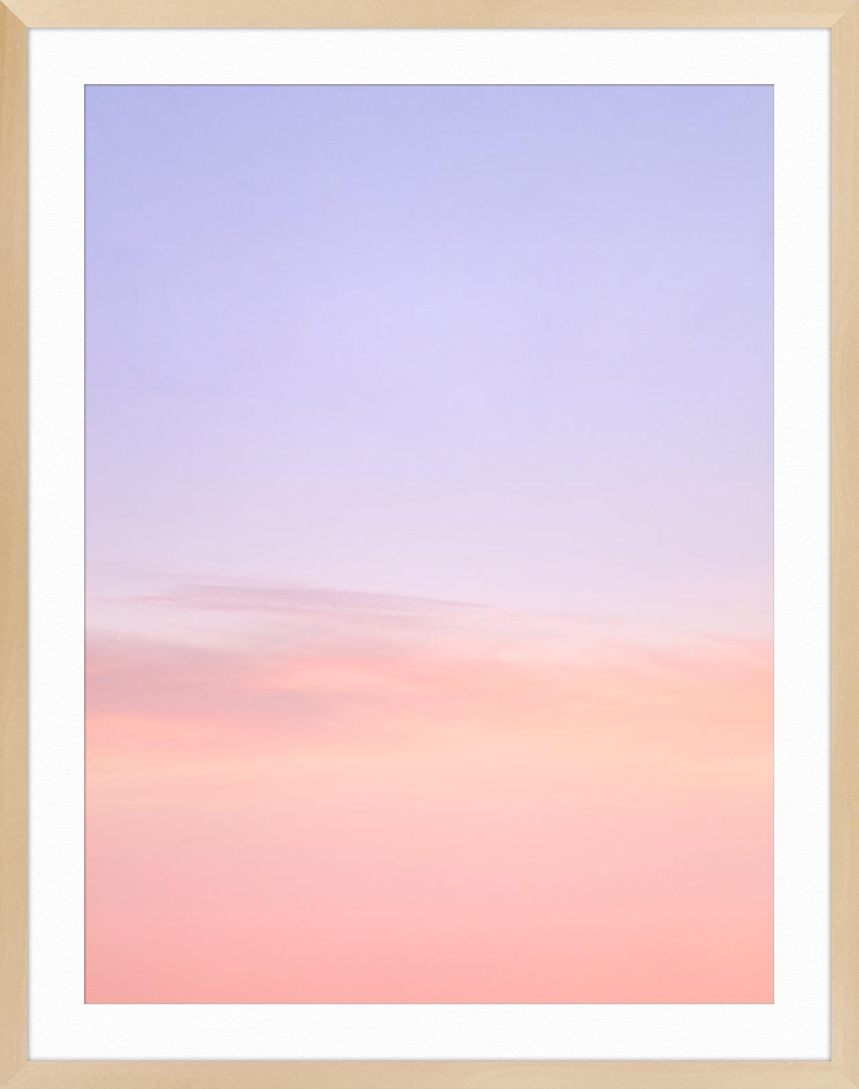 Candy Skies: Champagne - Gray Abstract Print by Jessica Nugent