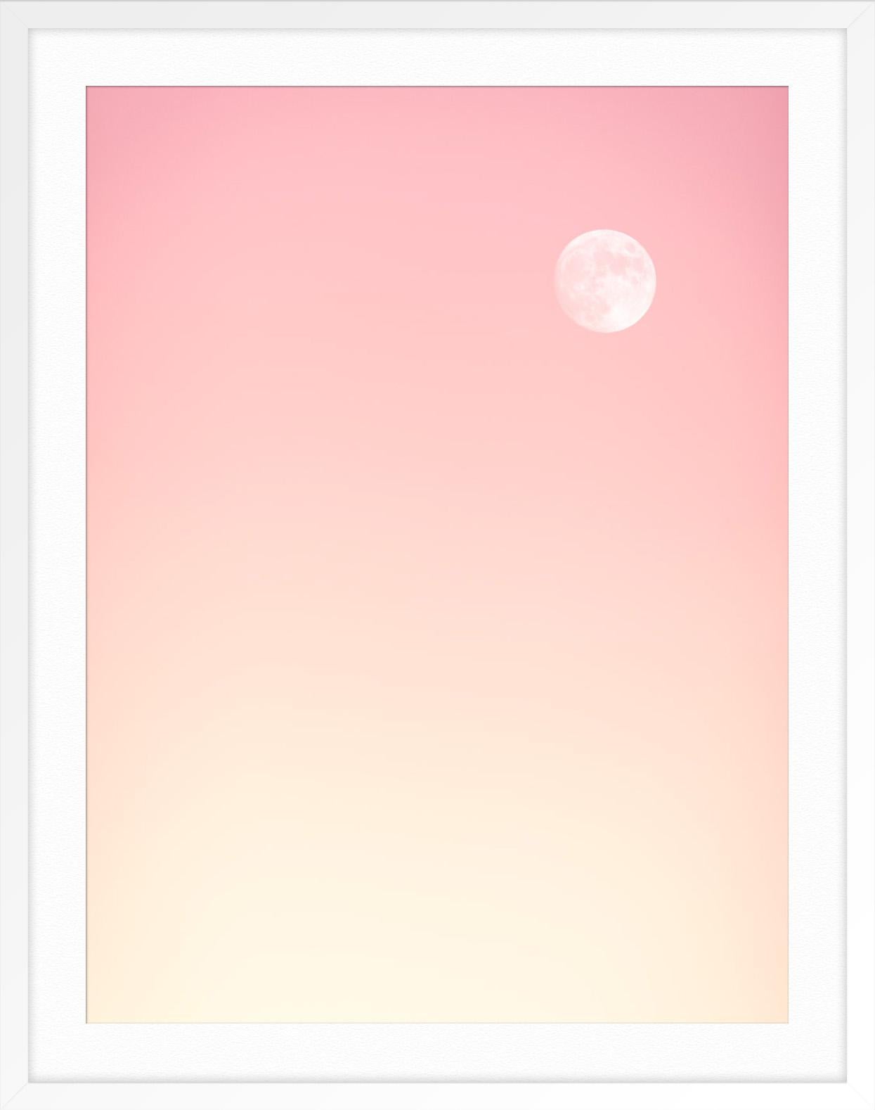 Candy Skies: Rosa Zitronenblatt (Orange), Abstract Print, von Jessica Nugent
