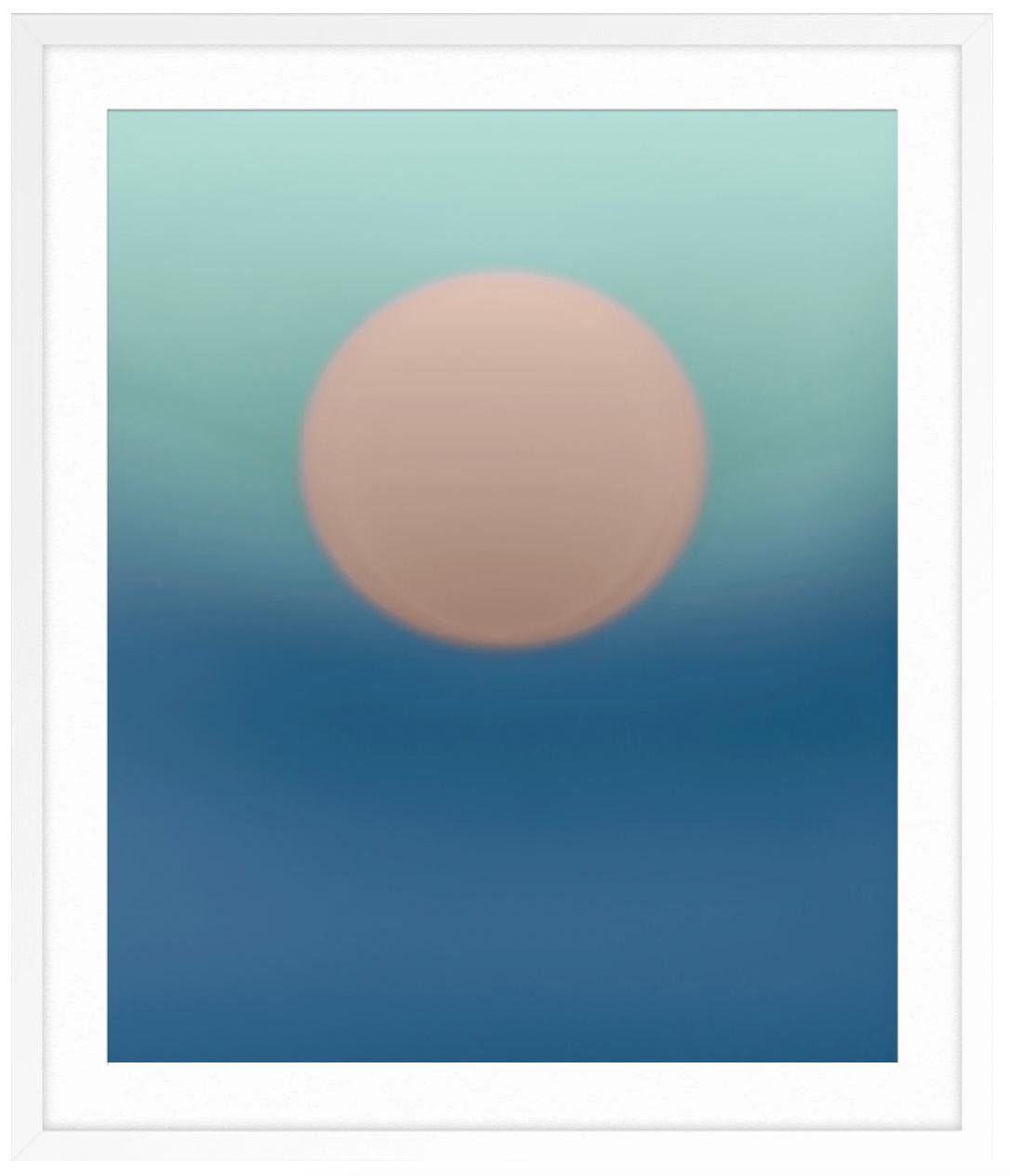 Endless Summer No17 - Blue Abstract Print by Jessica Nugent