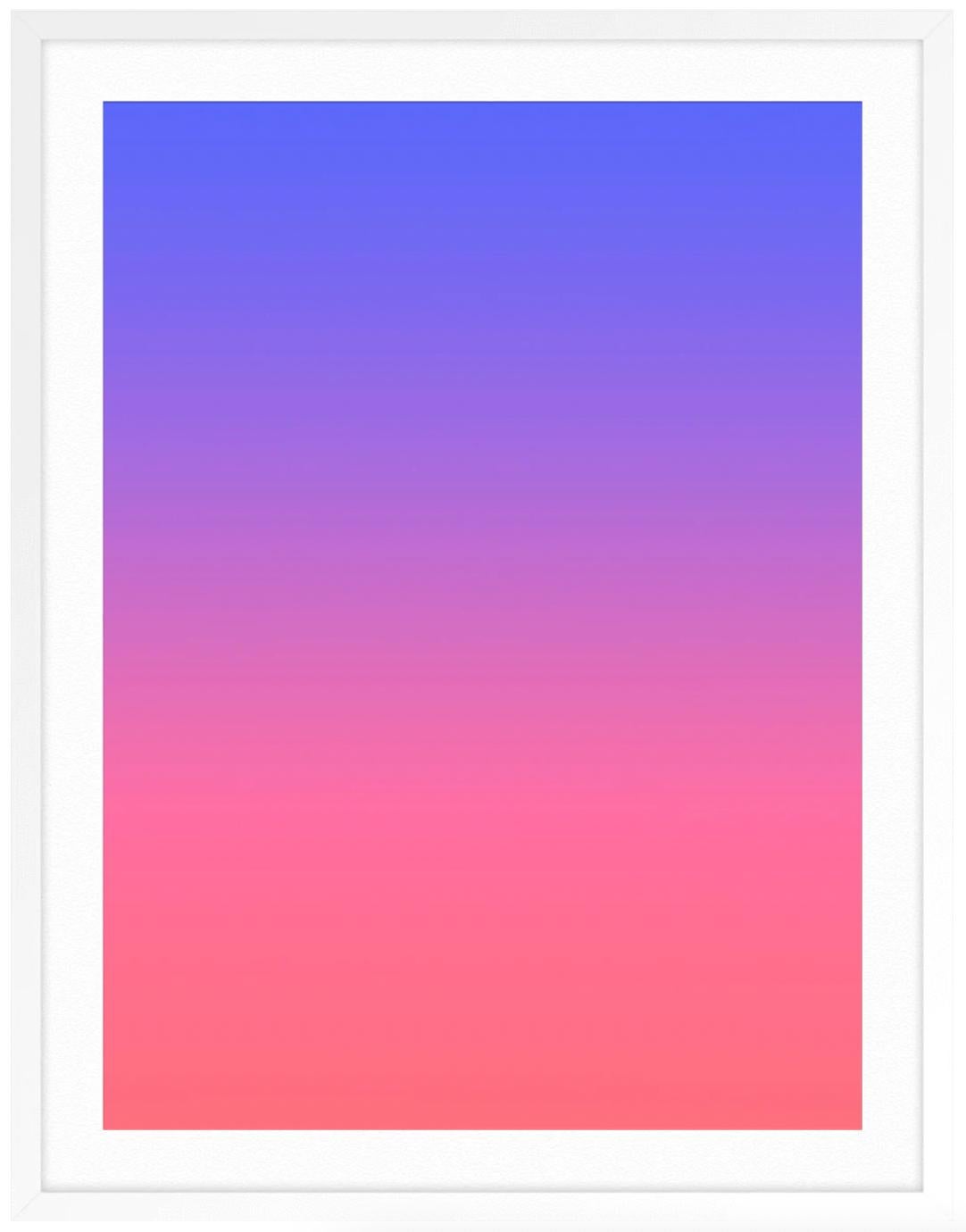 Ombré Sky No6 - Pink Abstract Print by Jessica Nugent