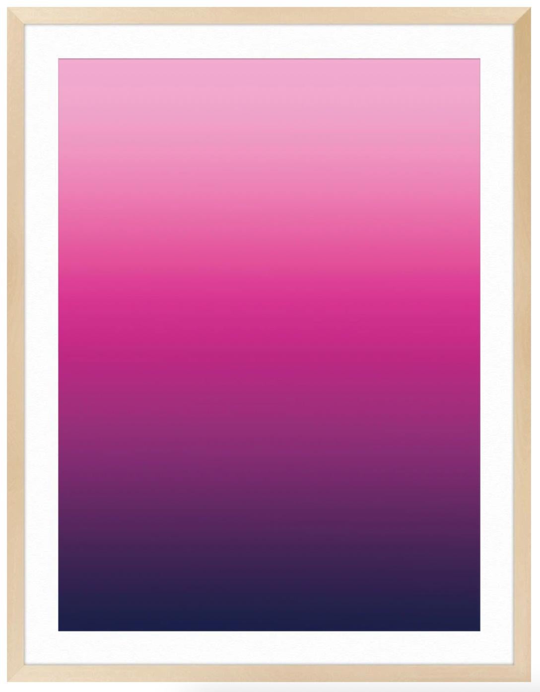 Ombré Sky No7 - Purple Abstract Print by Jessica Nugent