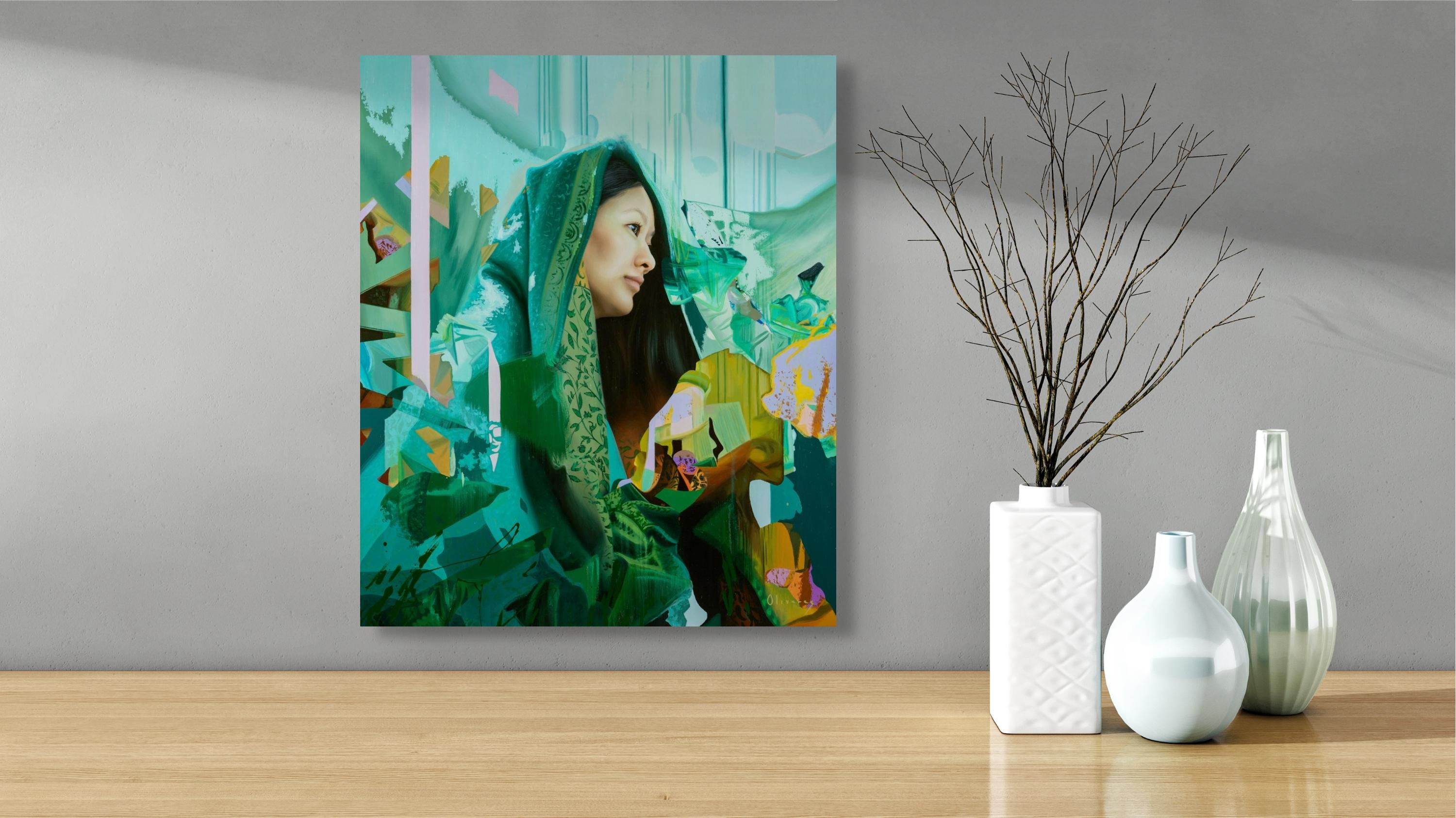 Jessica Artistics (née en 1991) est une artiste visuelle espagnole dont le travail explore l'intersection des domaines spirituel et physique à travers un mélange unique de figuration et d'abstraction. Autodidacte en peinture, elle a grandi près de
