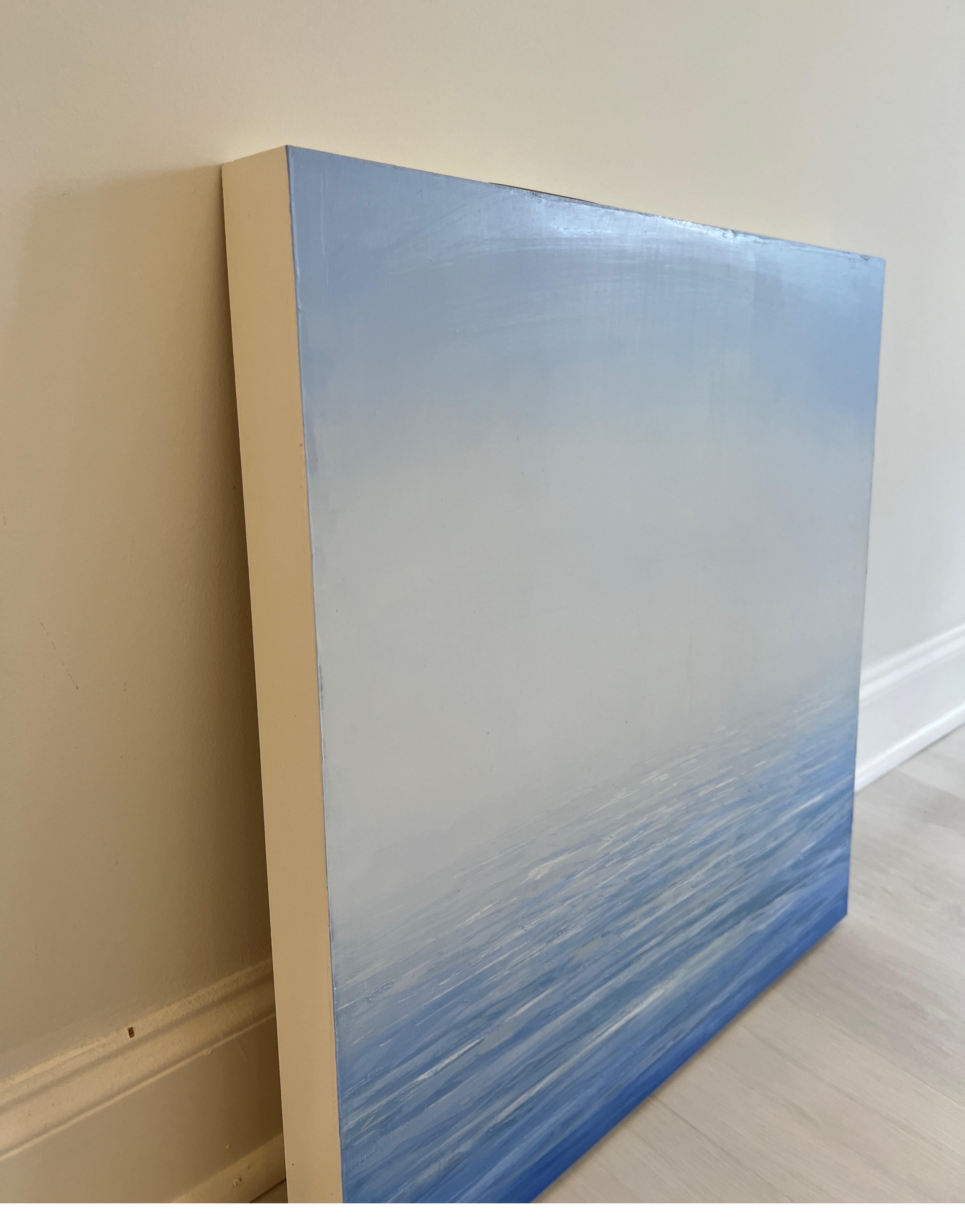 Far and Beyond by Jessica Pisano Contemporary Ocean Painting on Board 2