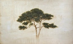 First Light by Jessica Pisano, Contemporary Tree Painting on Board