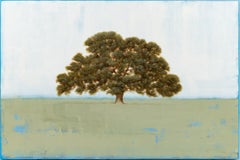 Golden Afternoon by Jessica Pisano, Contemporary Tree Painting on Board