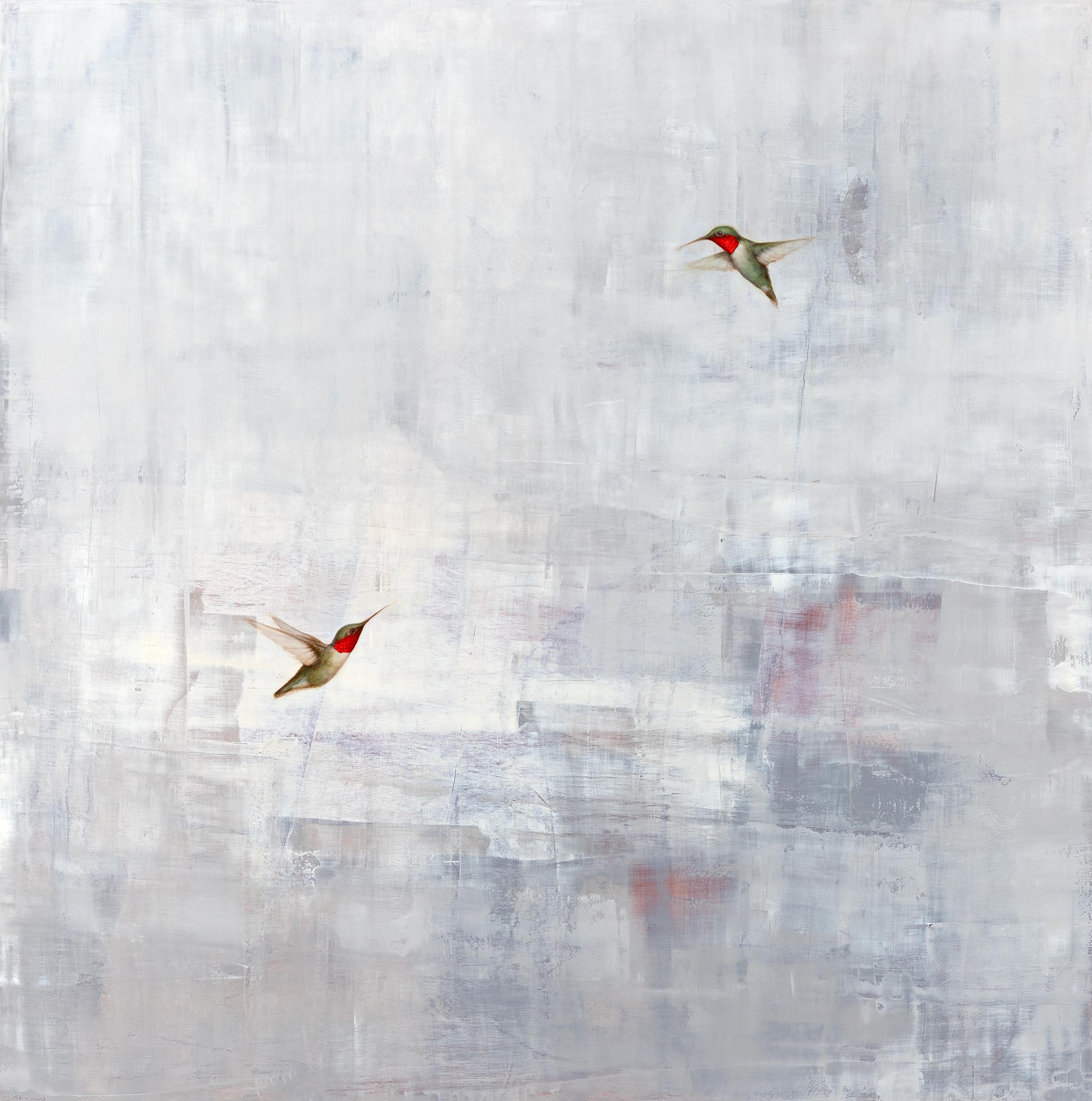 Jessica Pisano, "Letter To Our Younger Selves" - Grande peinture à l'huile contemporaine, 48x48 inches

Réfléchie et profondément émouvante, "Letter To Our Younger Selves" de la célèbre artiste Jessica Pisano invite les spectateurs à un moment