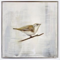 Perched II by Jessica Pisano, Contemporary Bird Painting on Board