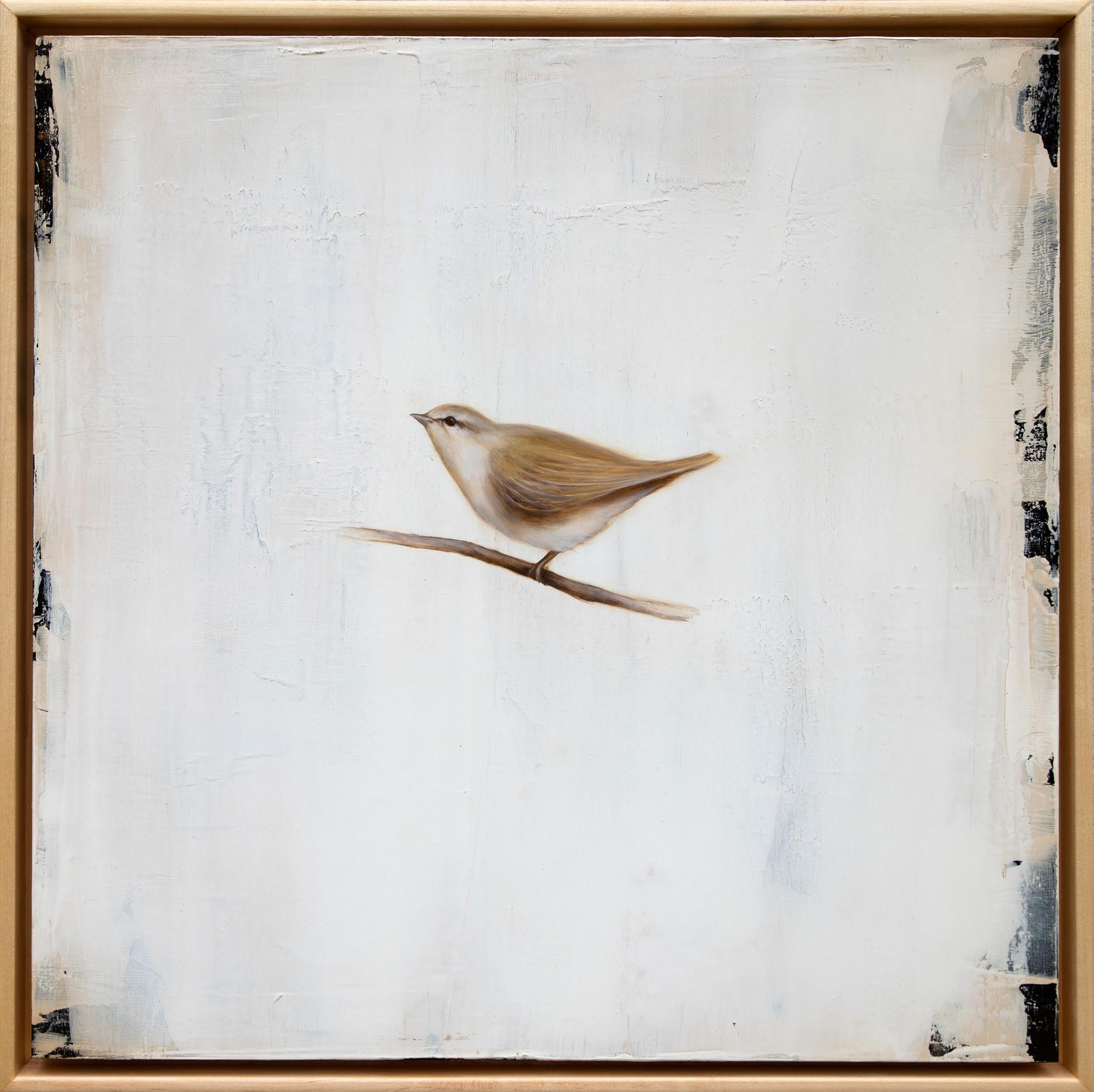 Suspended in Time III by Jessica Pisano, Contemporary Bird Painting on Board