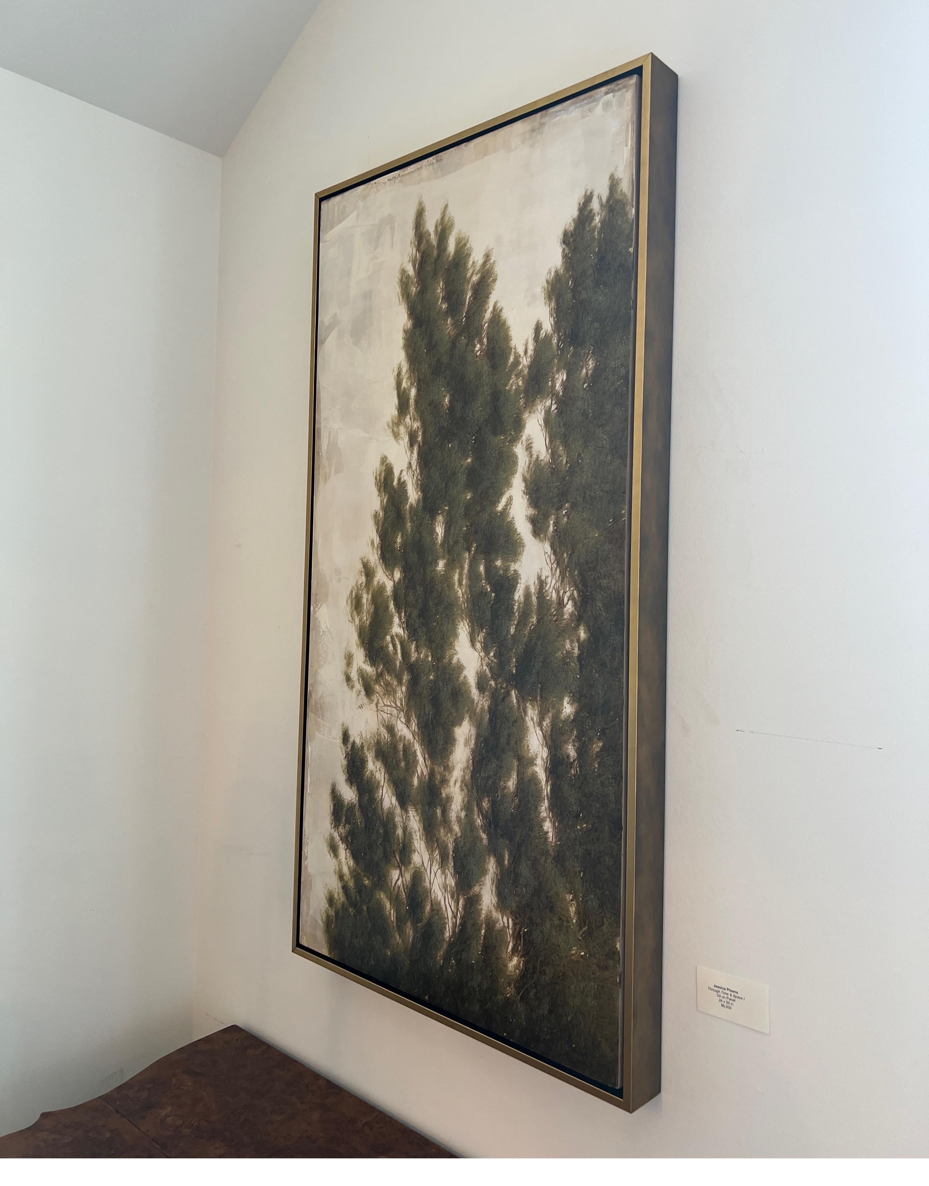 Through Time and Space I by Jessica Pisano, Large Contemporary Tree Painting 2