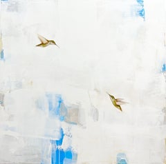 Time Travelers I by Jessica Pisano, Contemporary Bird Painting in Oil on Panel