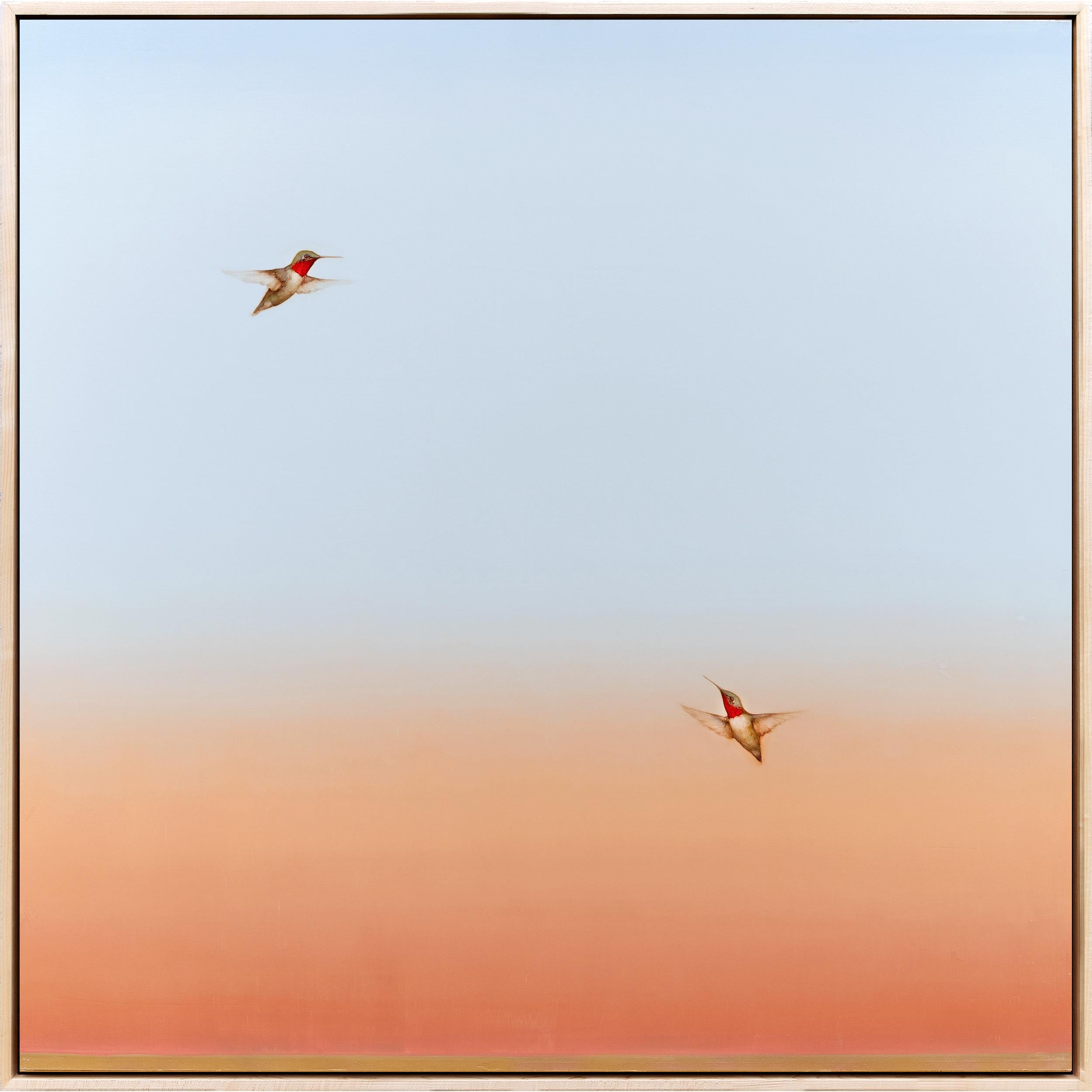 Jessica Pisano, "When the Sun Sets" – Large Contemporary Oil Painting, 48x48 inches

Discover the captivating beauty of "When the Sun Sets" by acclaimed artist Jessica Pisano. This stunning oil on panel painting, measuring 48 x 48 inches (framed at