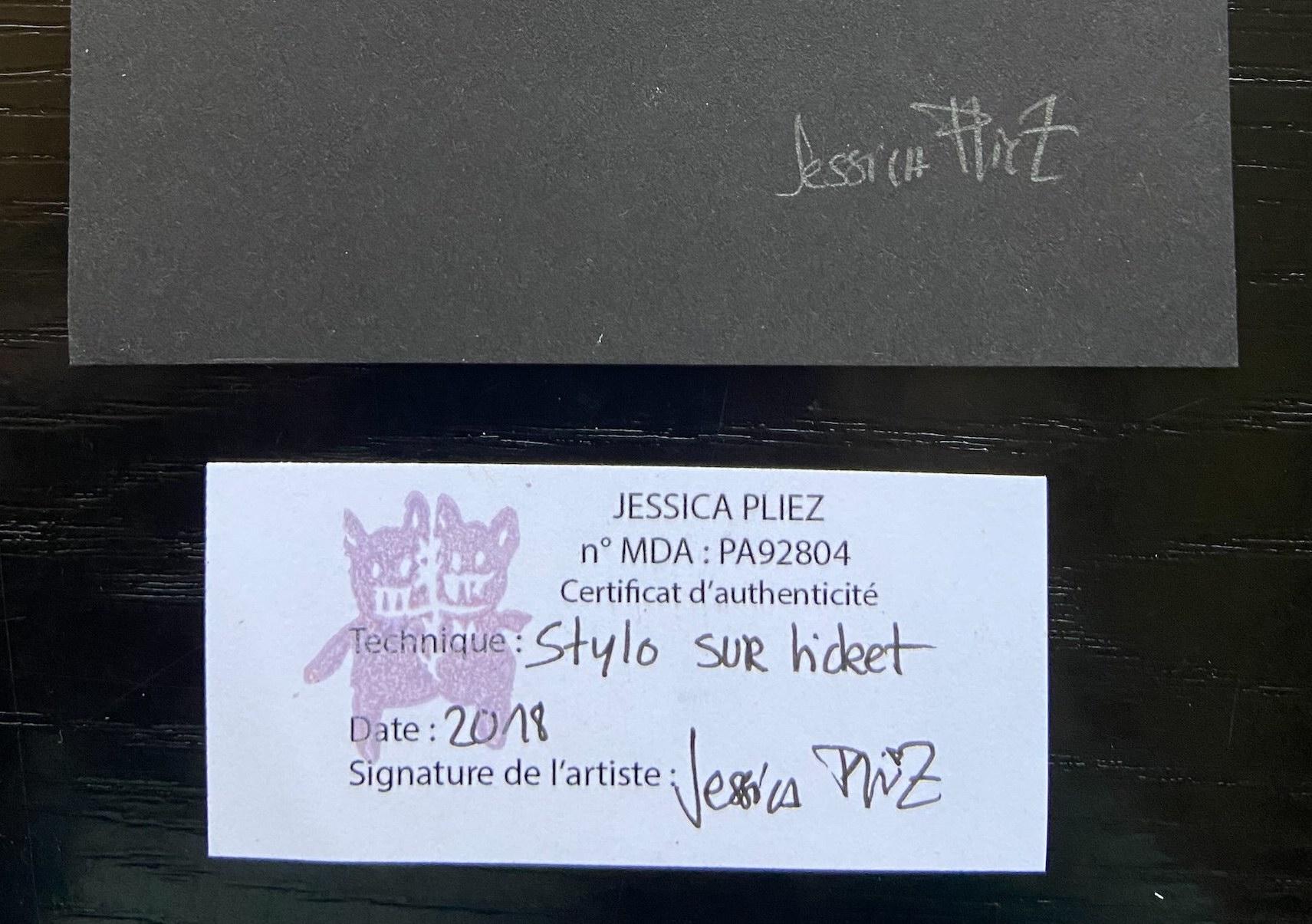 The free bird - Jessica Pliez 

Pen on metro ticket
7 x 3 cm

2018

Original work signed

Certificate of the artist

Selling price : 39 euros