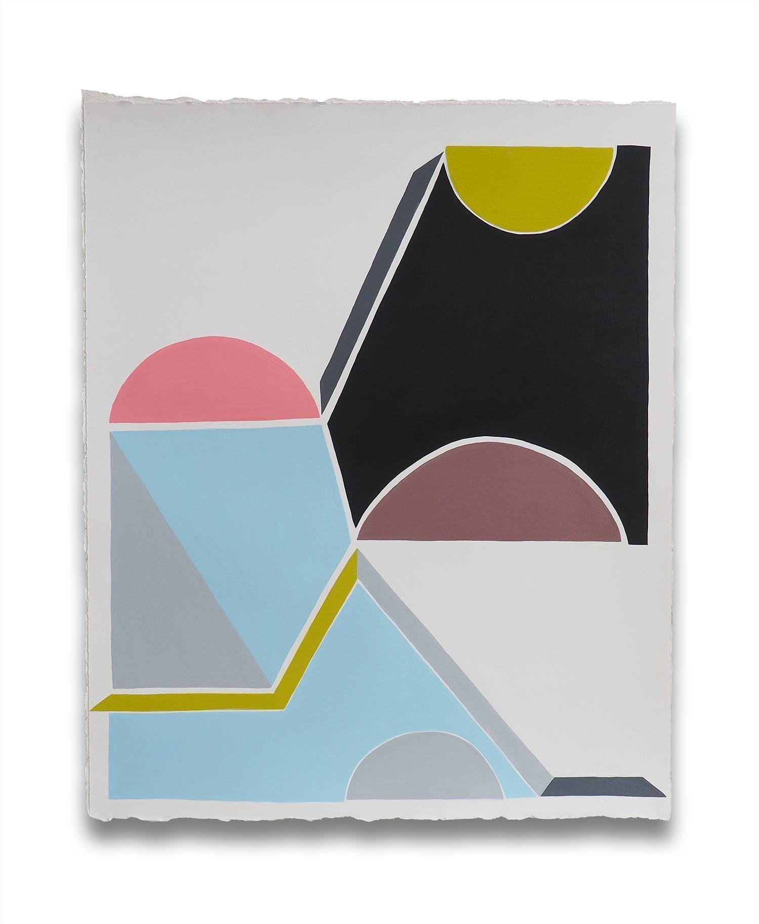 Jessica Snow Abstract Painting – Ambient Raum (Abstraktes Gemälde)
