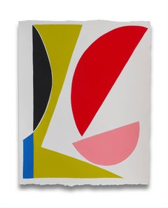 Synthetic Resin Abstract Drawings and Watercolors