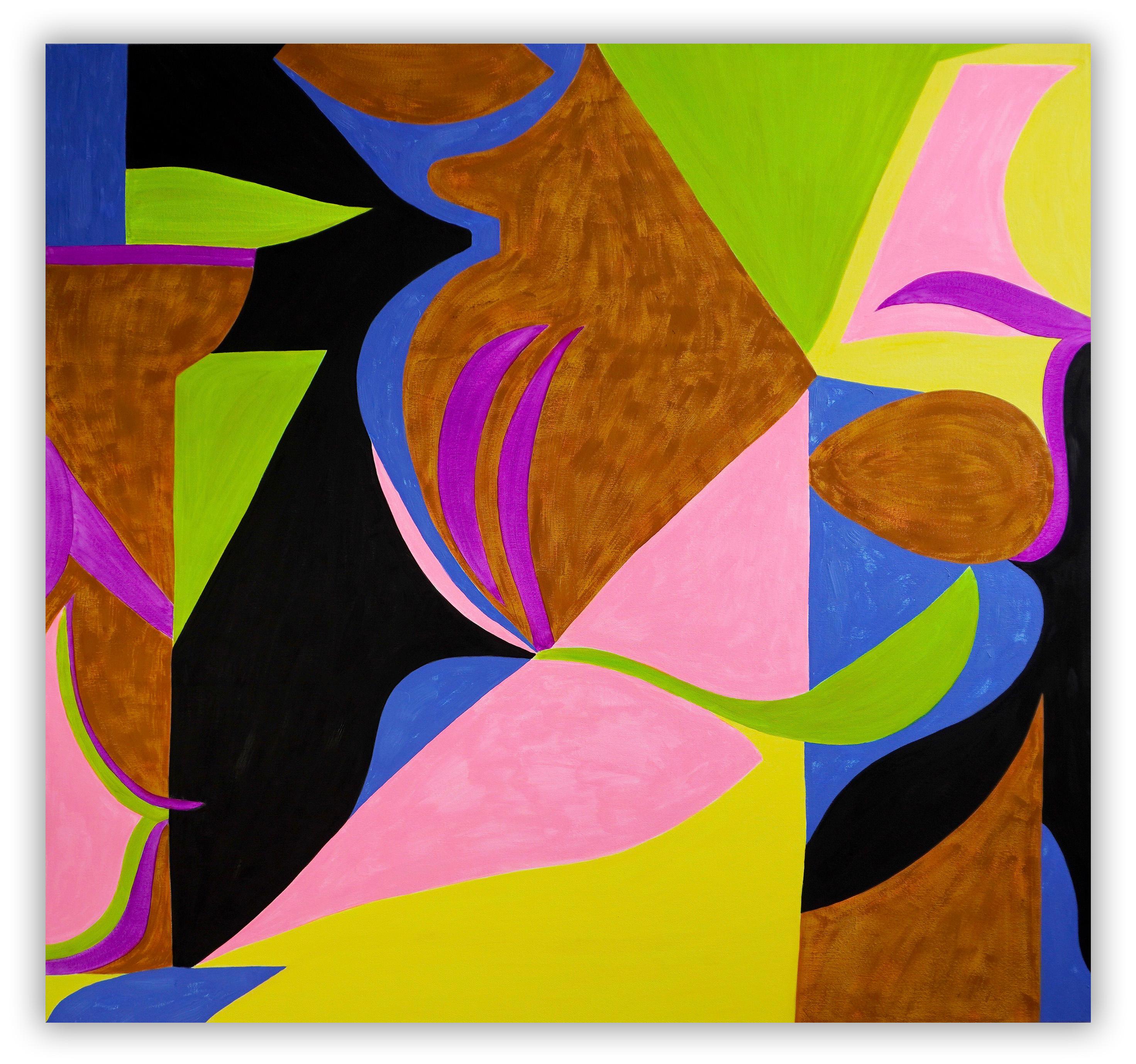 Jessica Snow Abstract Painting - Flow in the Ever Present 6 (Abstract painting)