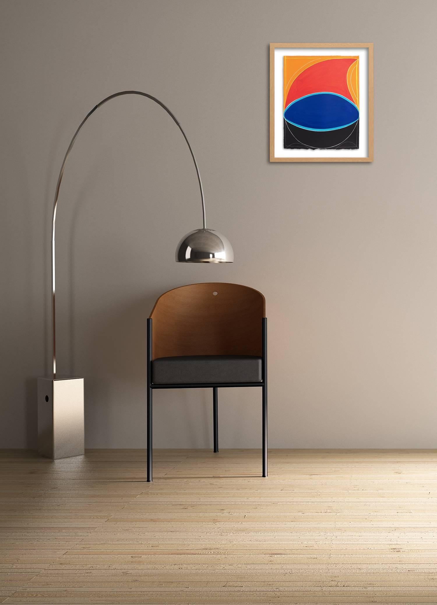 Onda gravitazionale (Quadro astratto) - Painting di Jessica Snow