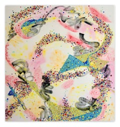 Skopelos 2 : Changement de courant (Peinture abstraite)