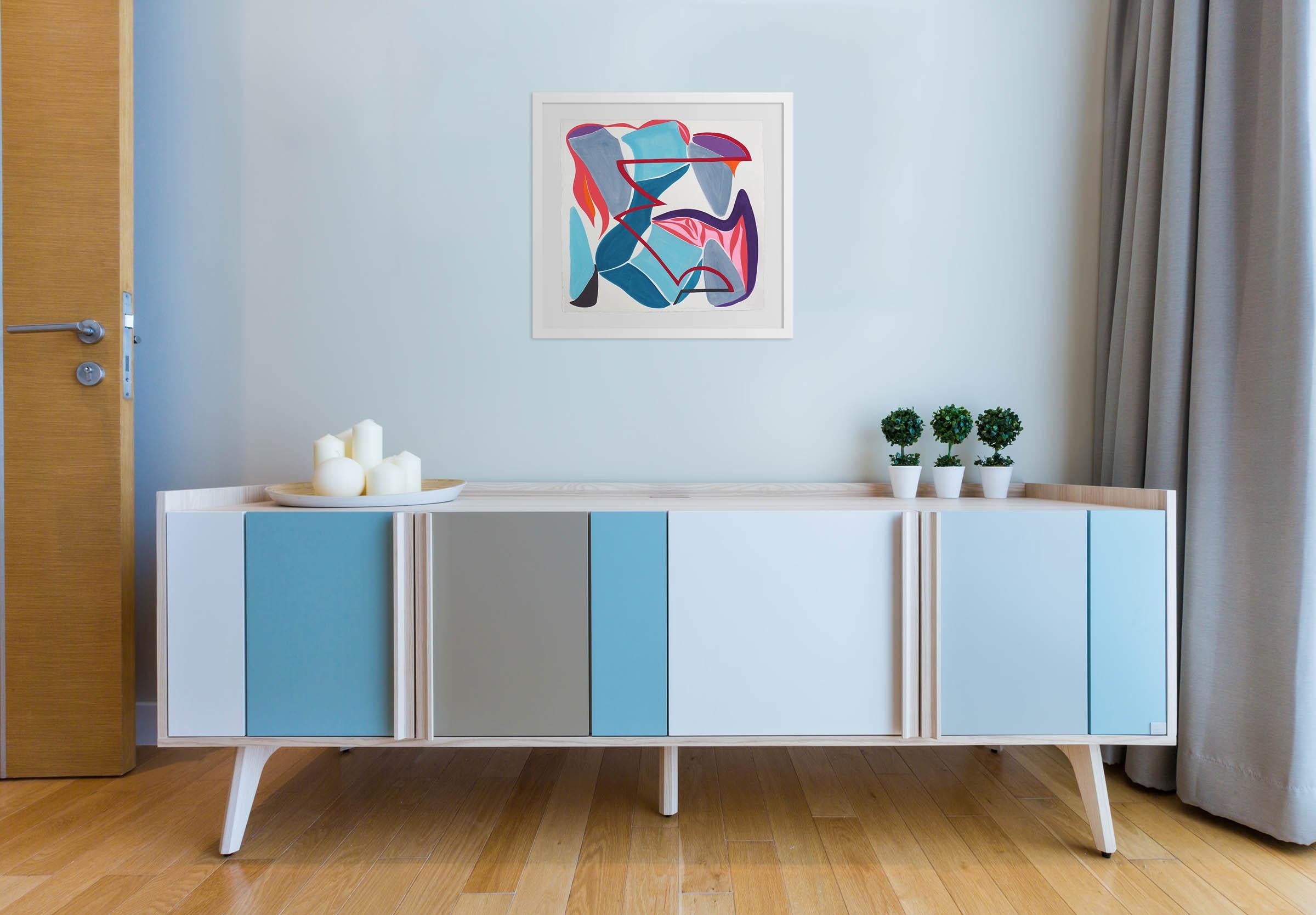 Terra Incognita 1 (Abstraktes Gemälde) – Painting von Jessica Snow